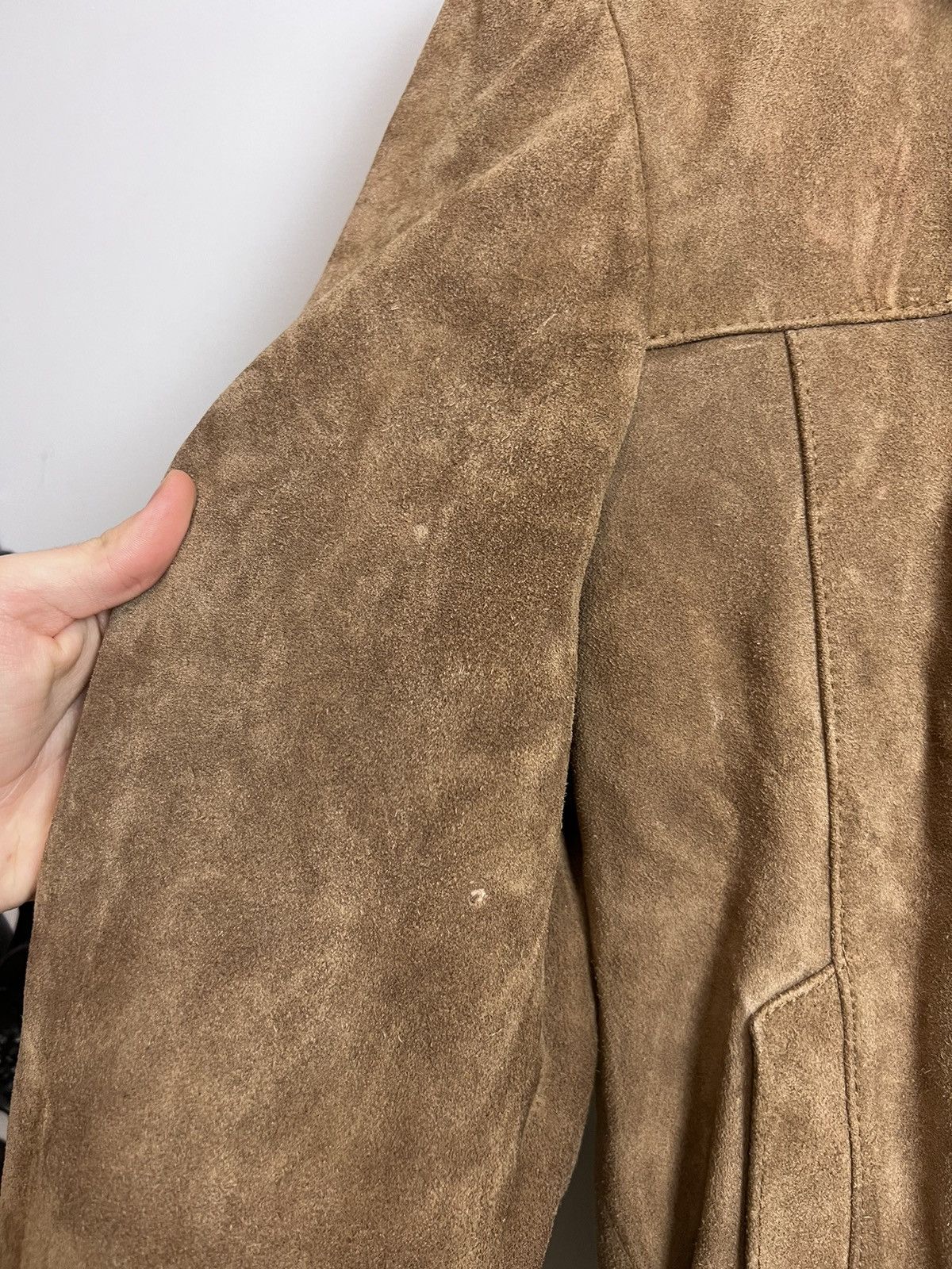 Vintage Vintage Avant Garde Leather Suede Pilot Jacket USA Boxy Size US L / EU 52-54 / 3 - 6 Thumbnail