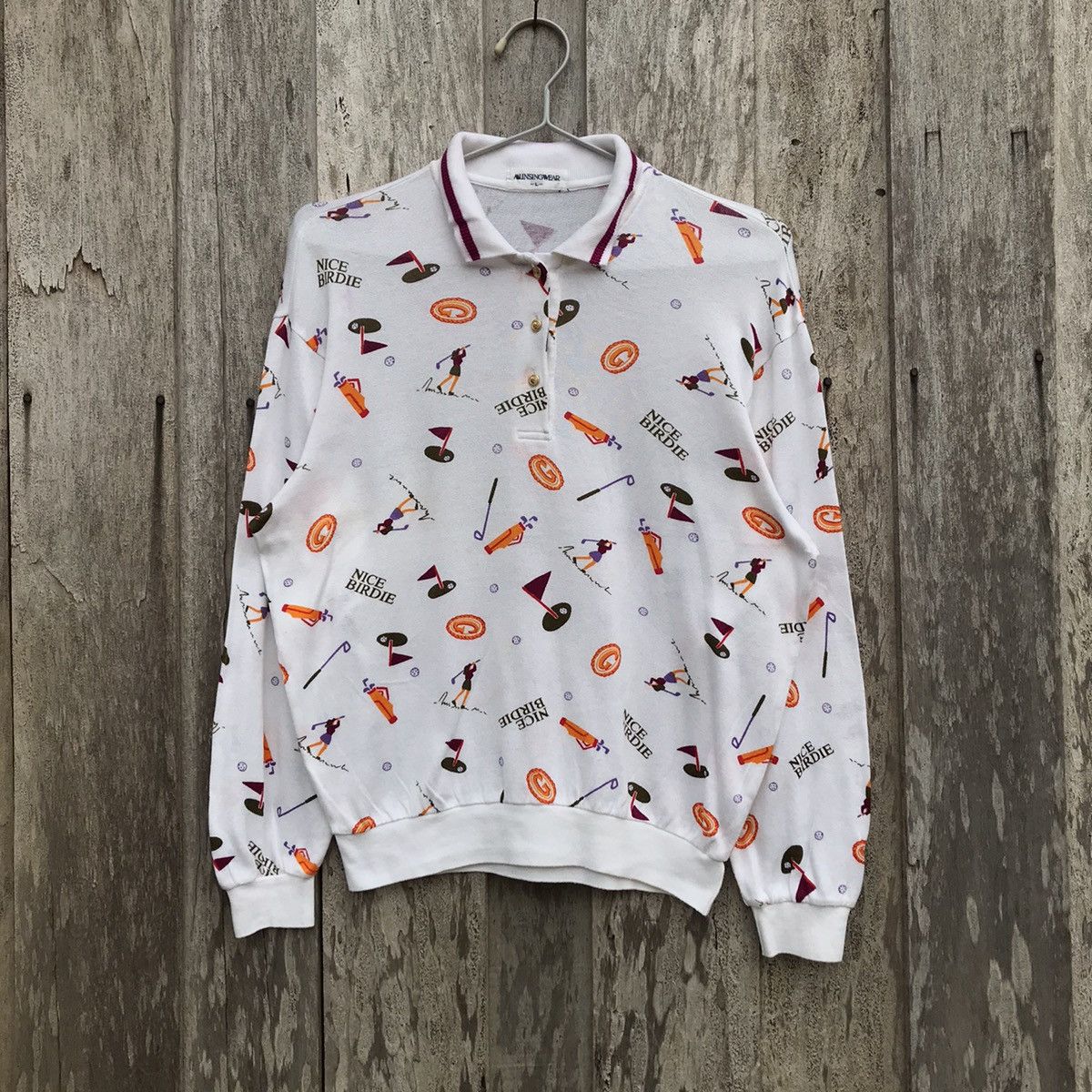 Munsingwear Grand Slam Golf Half Button Collar Sweatshirt