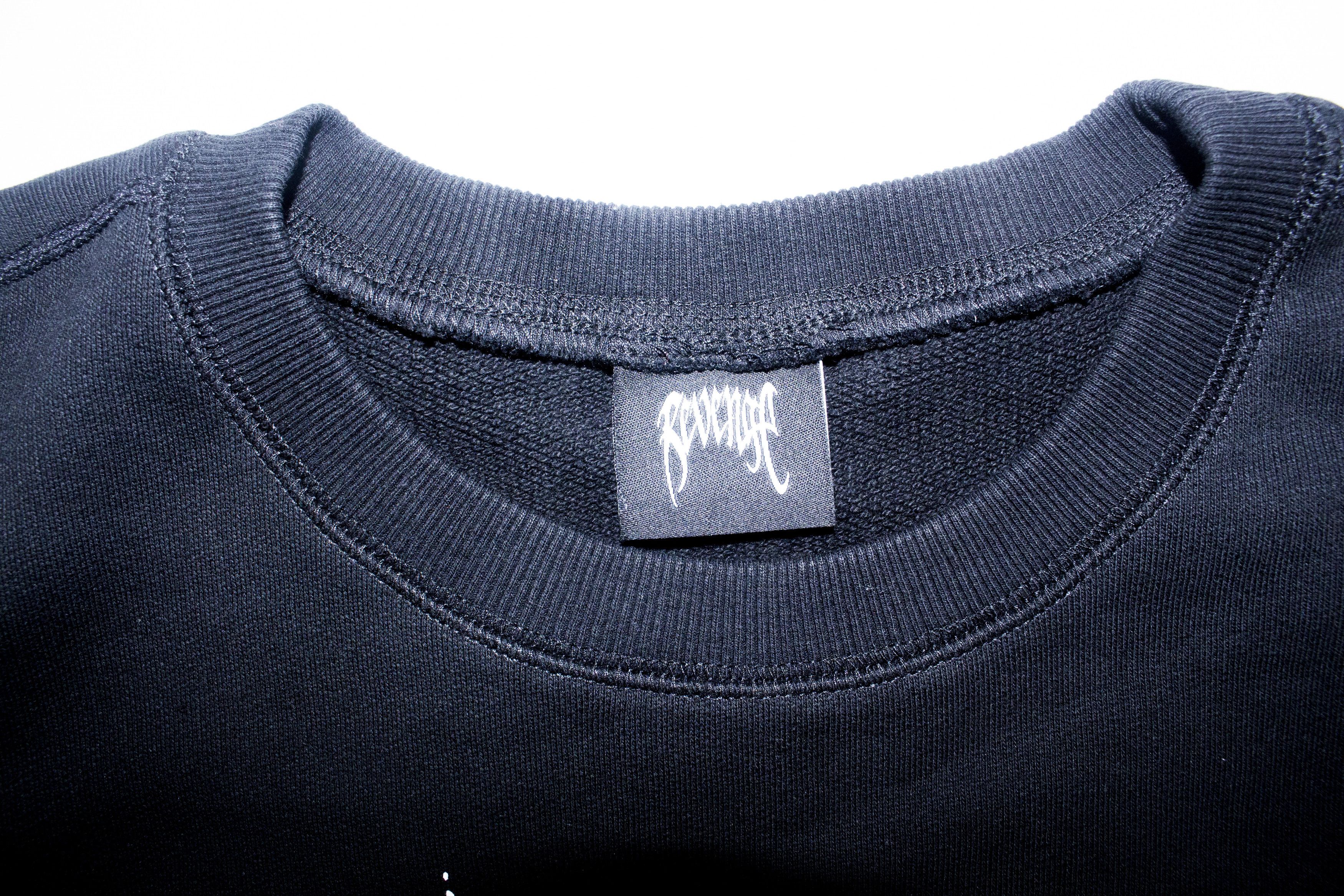 Revenge Face popular Crewneck Black Medium