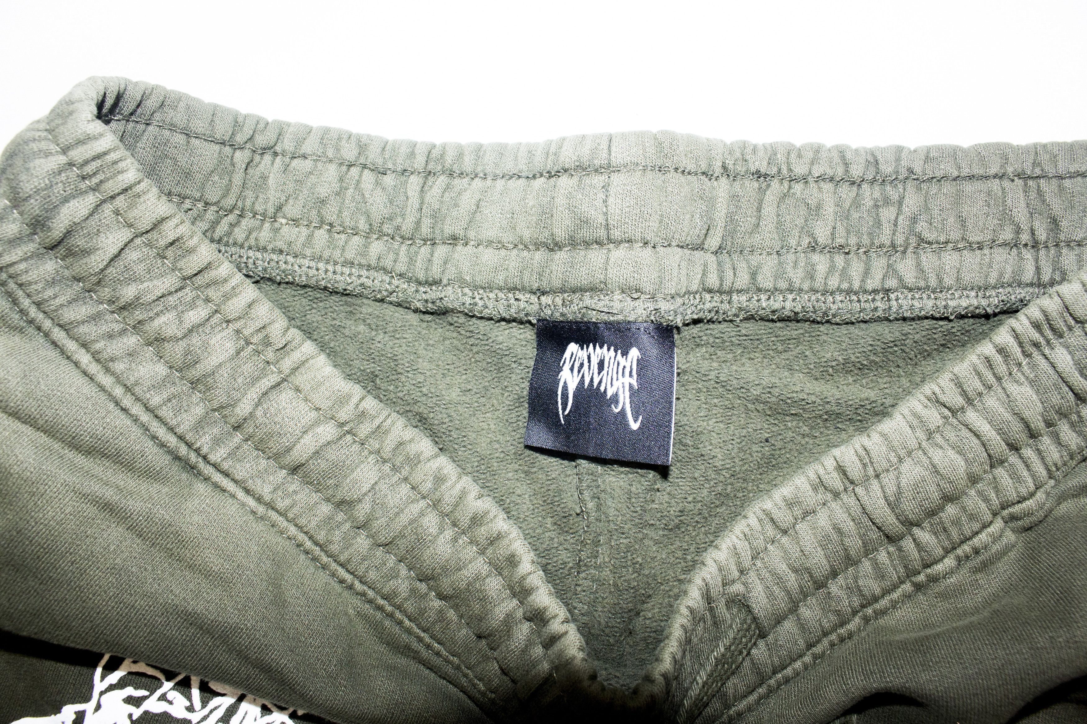 Revenge Revenge x Trippie Redd Bart Shorts Olive Small Size US 28 / EU 44 - 3 Thumbnail