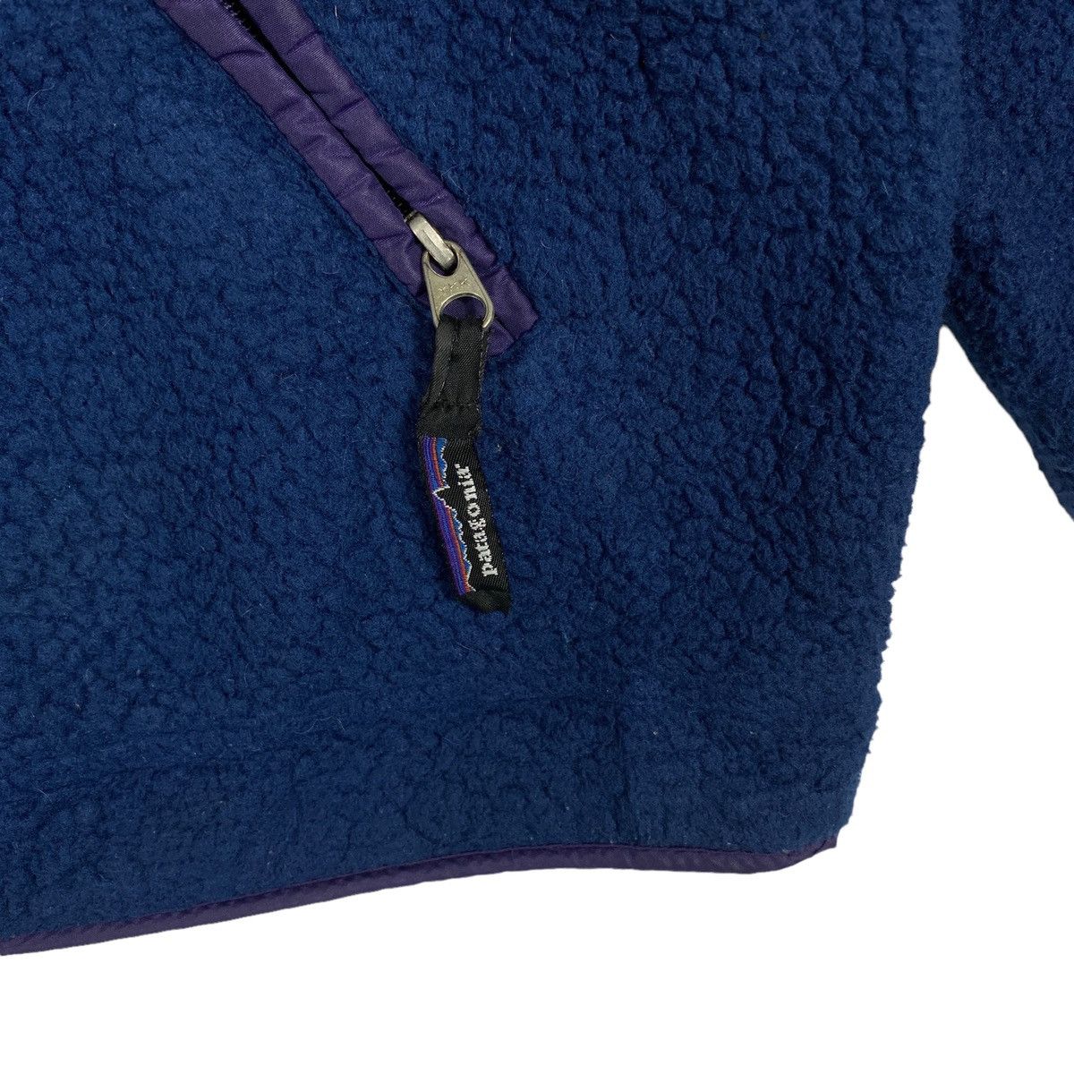 Patagonia × Vintage Vintage 90s Patagonia Snap Button Fleece Sweater Size US L / EU 52-54 / 3 - 6 Thumbnail