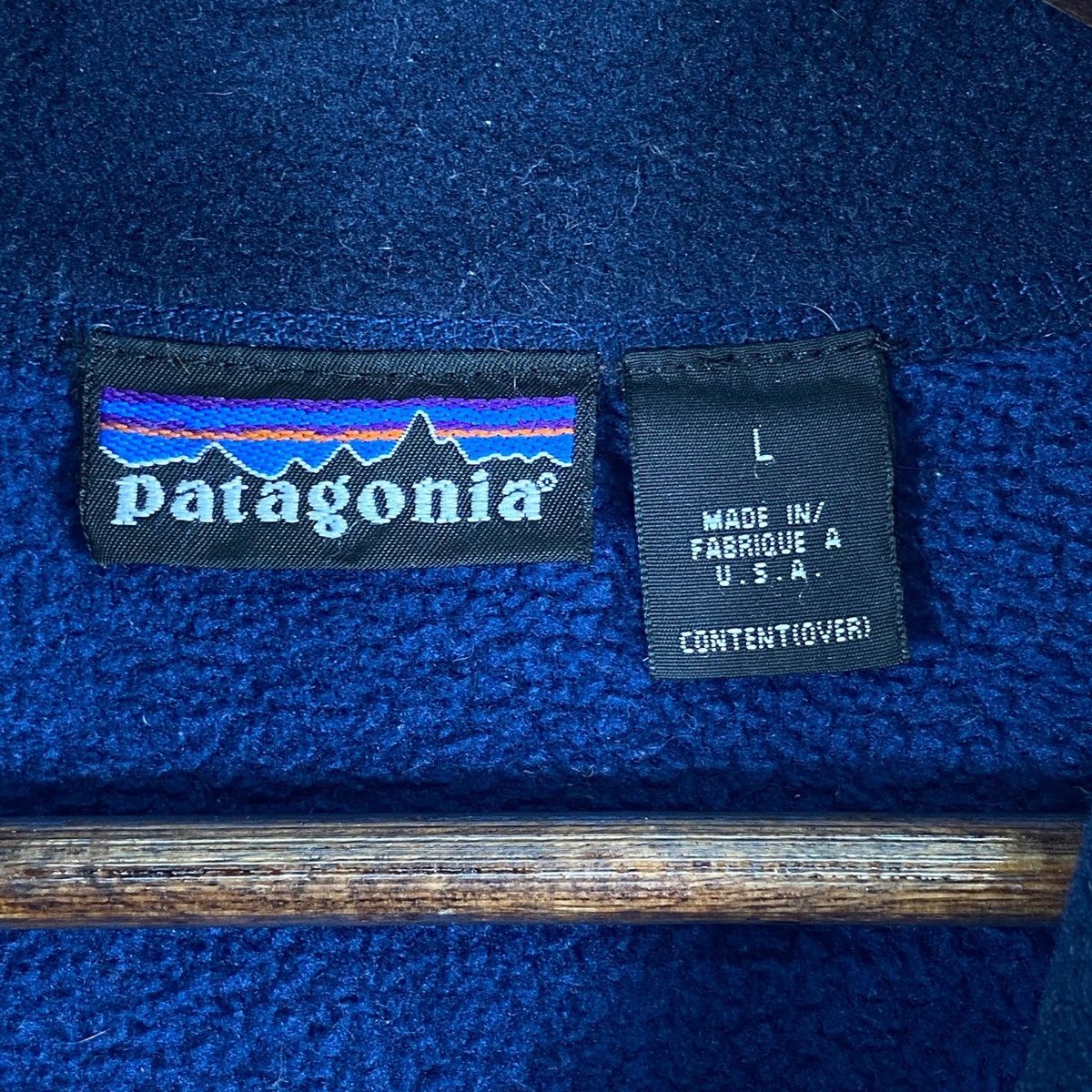 Patagonia × Vintage Vintage 90s Patagonia Snap Button Fleece Sweater Size US L / EU 52-54 / 3 - 7 Thumbnail