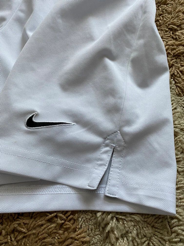 Nike Vintage Nike Swoosh Logo White Shorts Size US 32 / EU 48 - 2 Preview