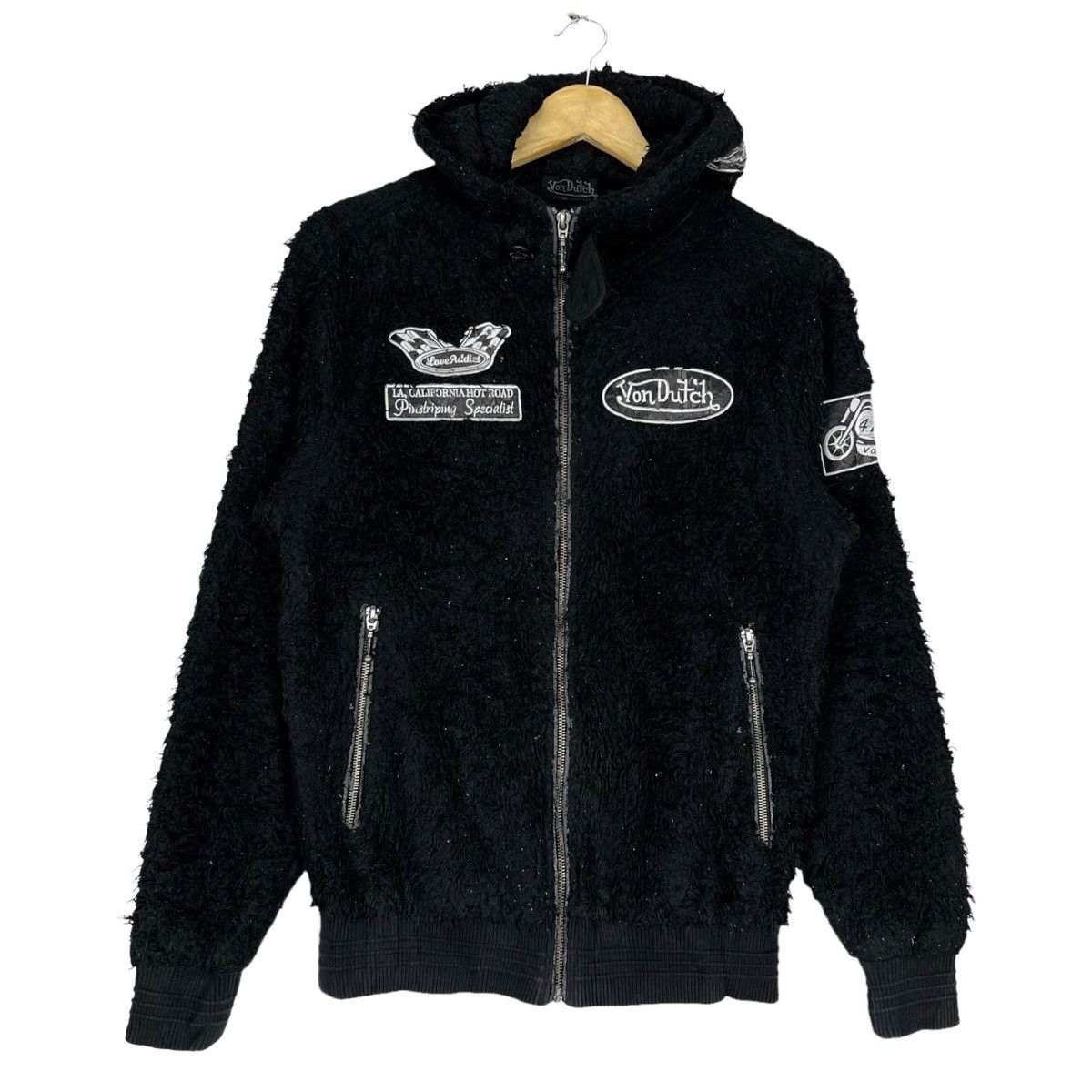 Von Dutch Fleece Hoodie Sweatshirt