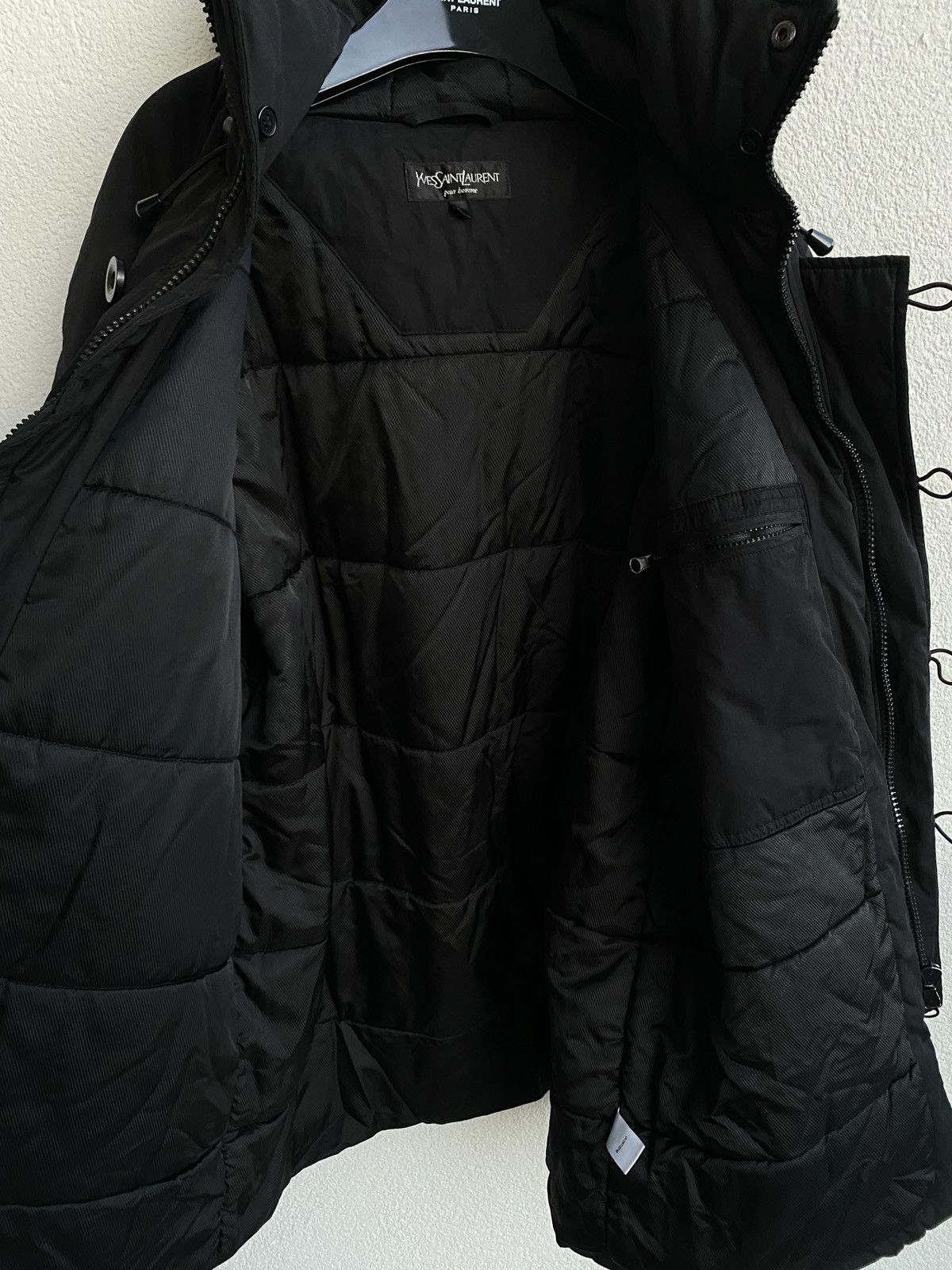 Yves Saint Laurent Winter YSL Jacket Parka Black Size US L / EU 52-54 / 3 - 4 Thumbnail