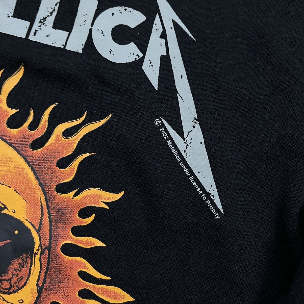 H&M 2022 METALLICA FLAMING SKULL PUSHEAD HOODIE SIZE M Size US M / EU 48-50 / 2 - 7 Thumbnail
