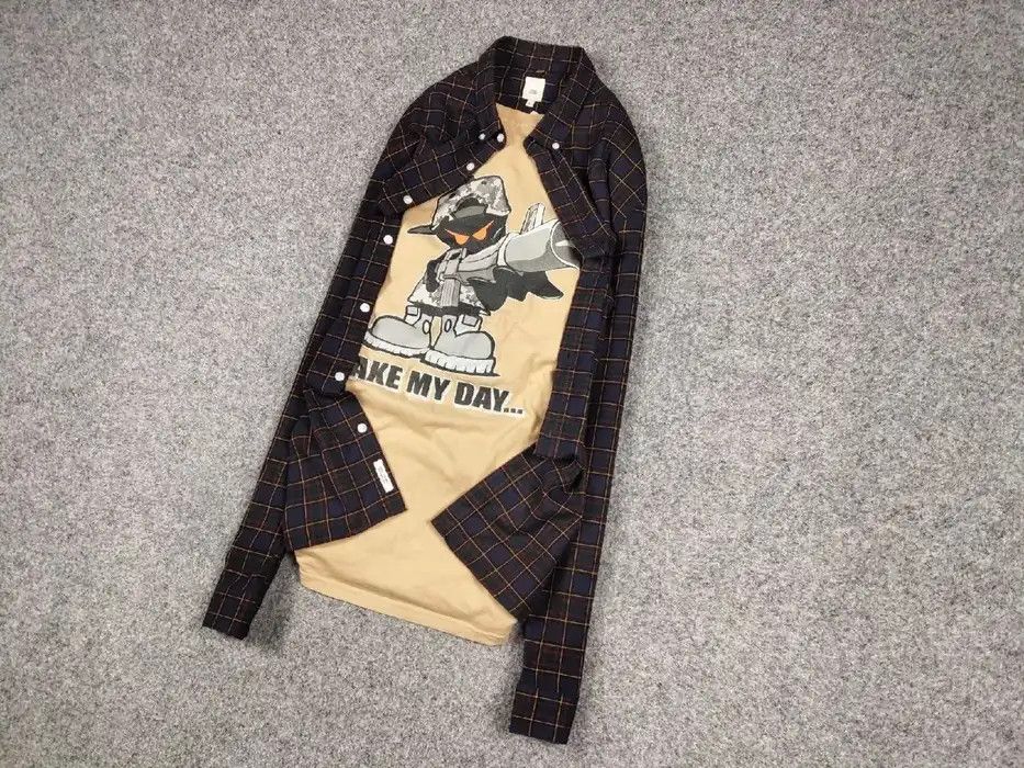 Flannel Vintage Flannel Shirt Travis Scott Style Size US XL / EU 56 / 4 - 3 Thumbnail