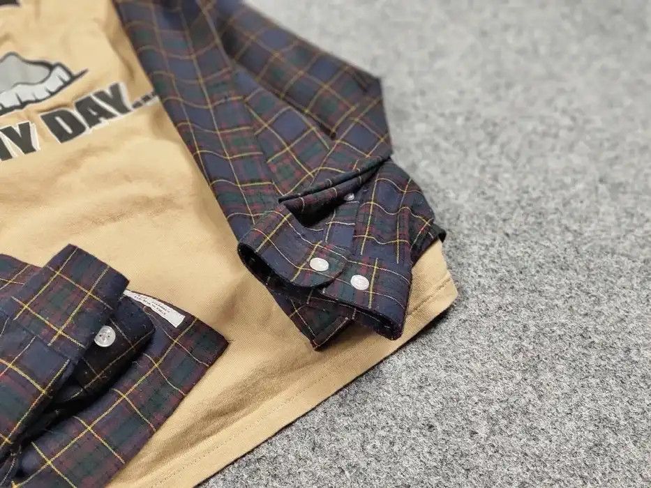 Flannel Vintage Flannel Shirt Travis Scott Style Size US XL / EU 56 / 4 - 7 Thumbnail
