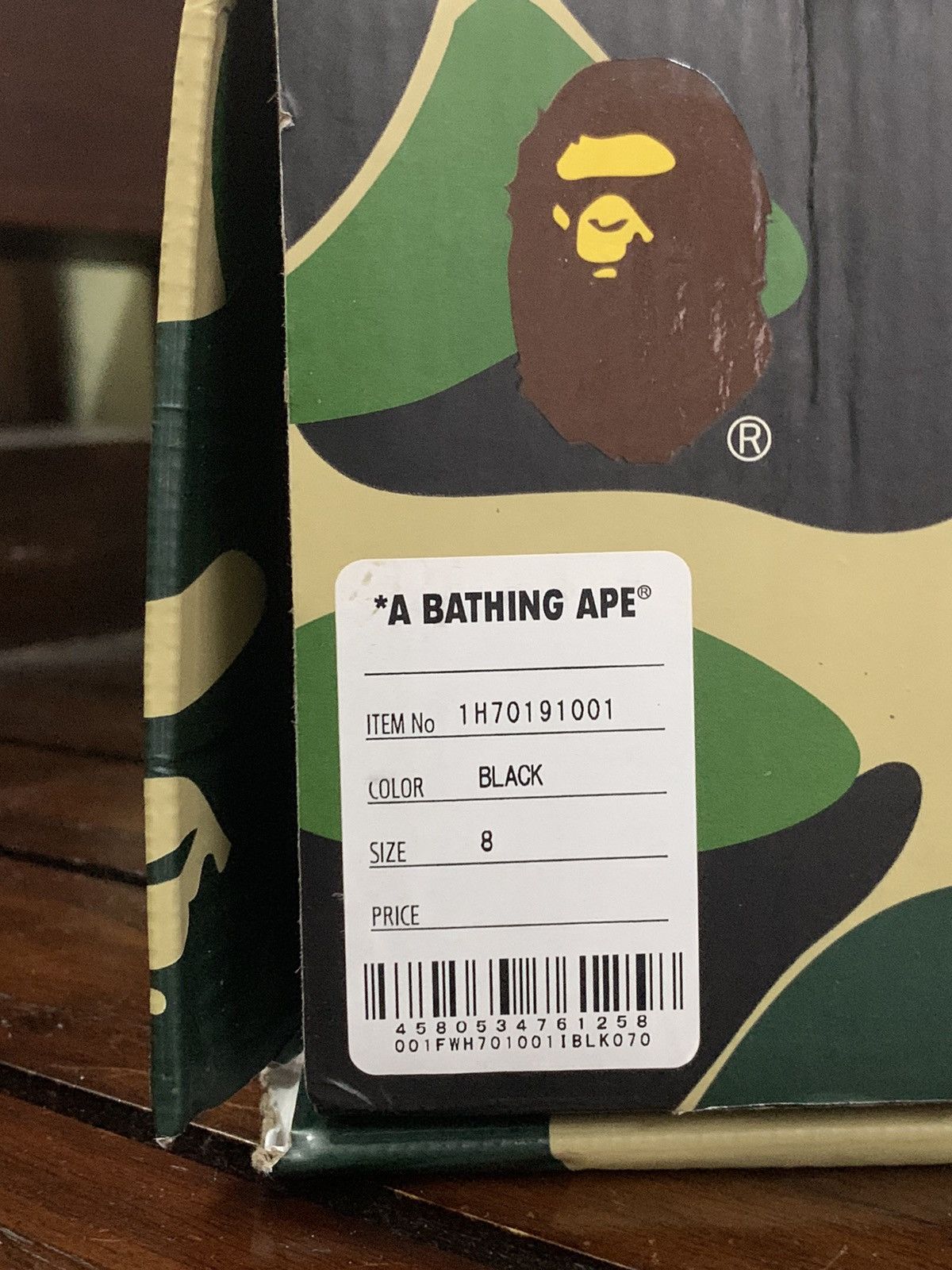 Bape A BATHING APE BAPESTA LOW BLACKWHITE PANDA Size US 8 / EU 41 - 16 Thumbnail