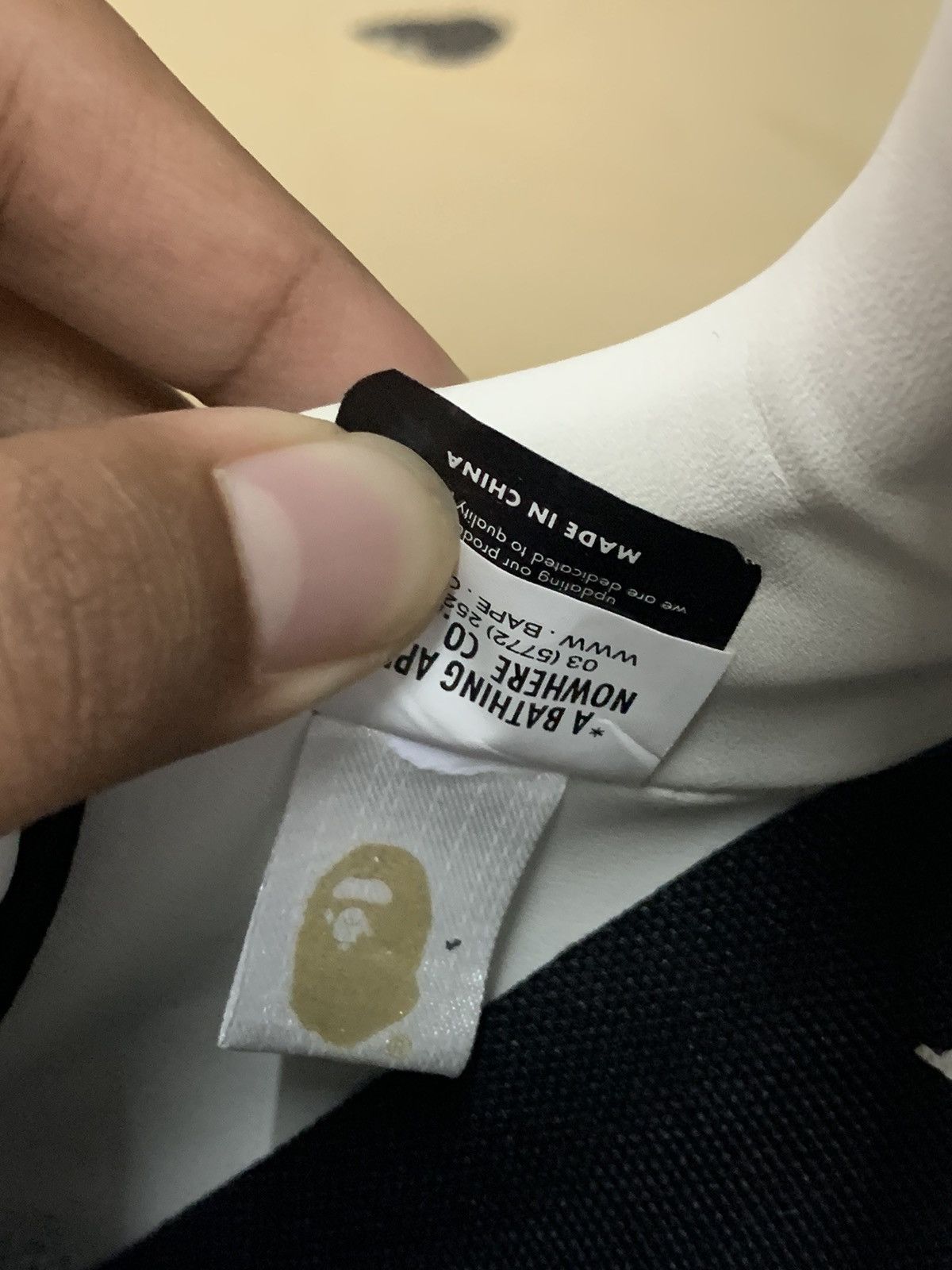 Bape A BATHING APE BAPESTA LOW BLACKWHITE PANDA Size US 8 / EU 41 - 15 Thumbnail
