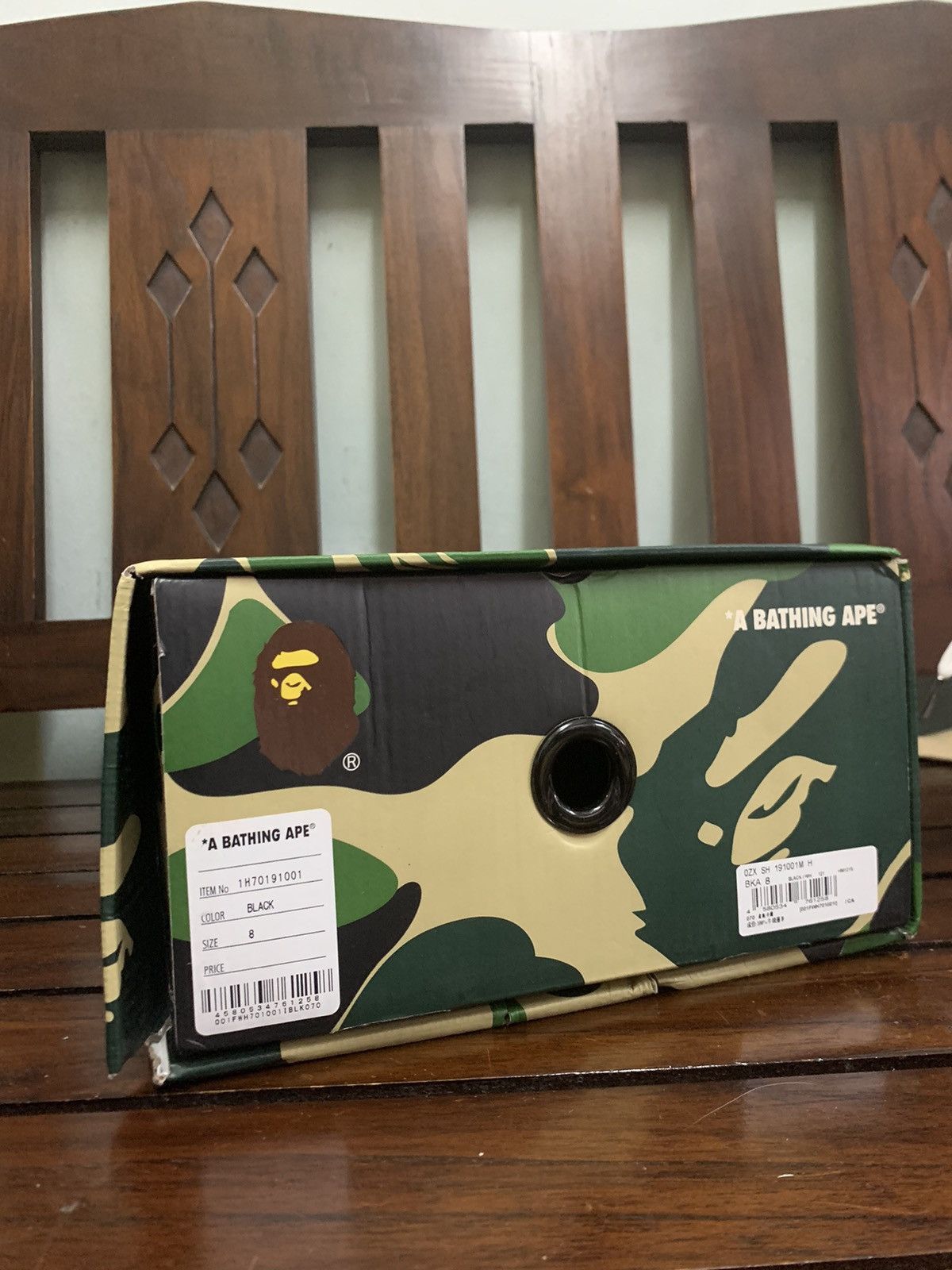 Bape A BATHING APE BAPESTA LOW BLACKWHITE PANDA Size US 8 / EU 41 - 18 Thumbnail
