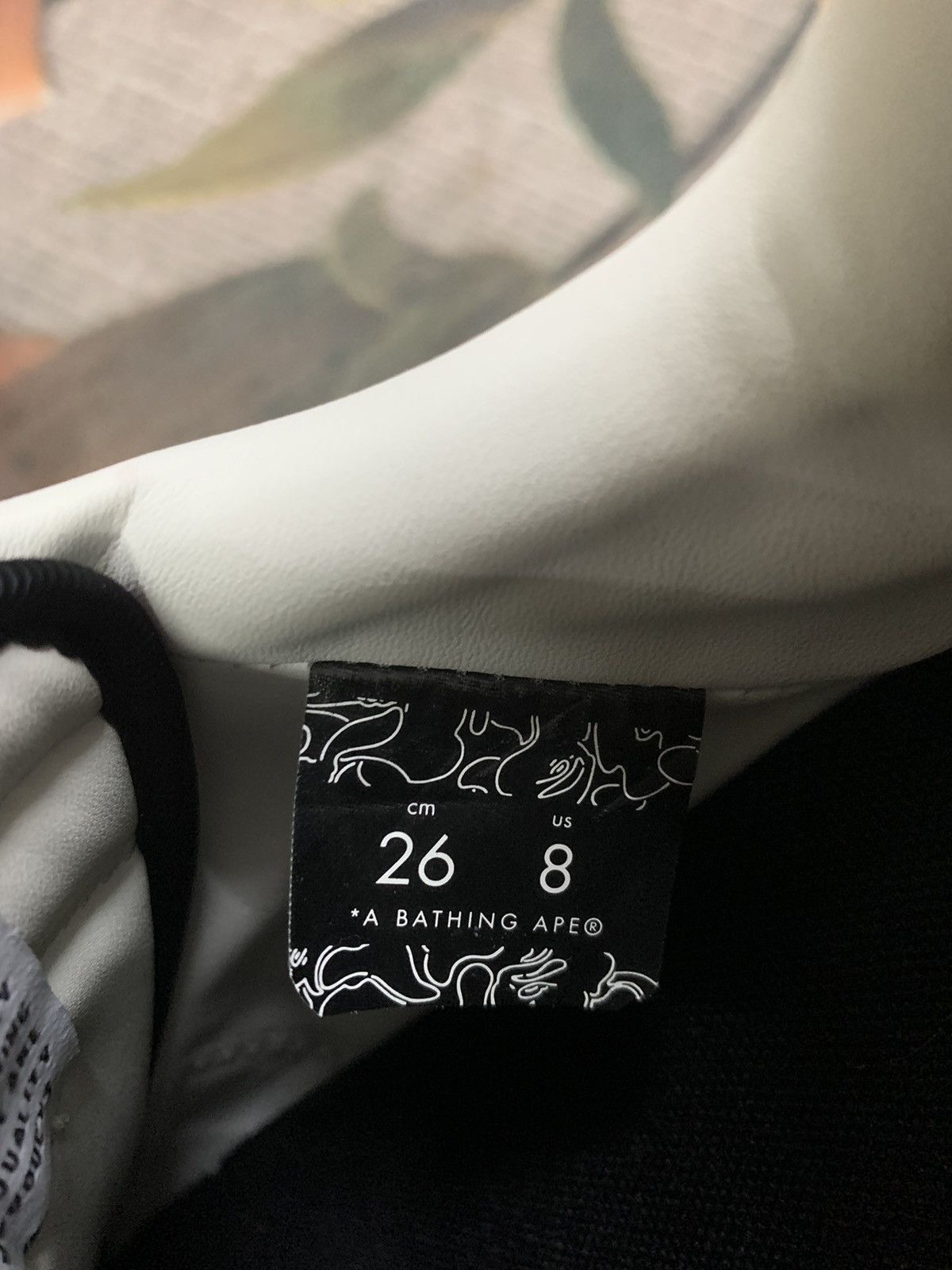 Bape A BATHING APE BAPESTA LOW BLACKWHITE PANDA Size US 8 / EU 41 - 13 Thumbnail