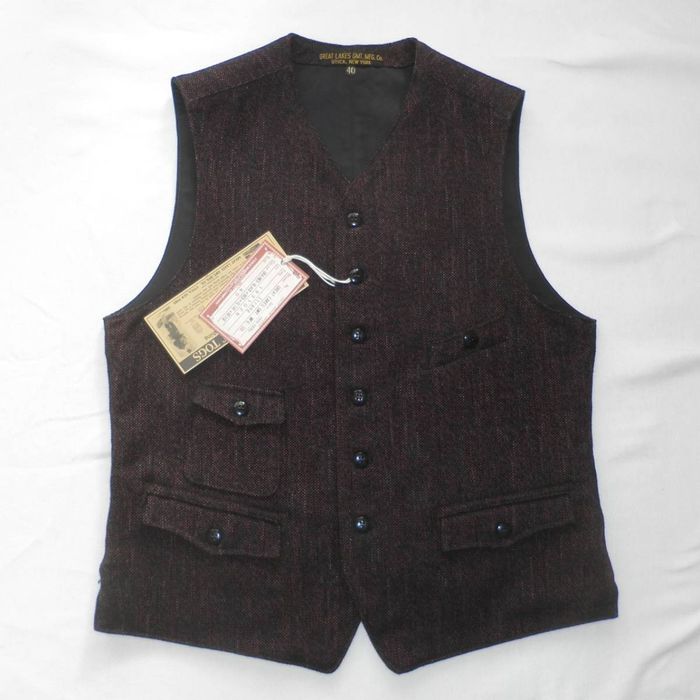 Freewheelers FREEWHEELERS ”Strang” WOOL VEST 40 new | Grailed