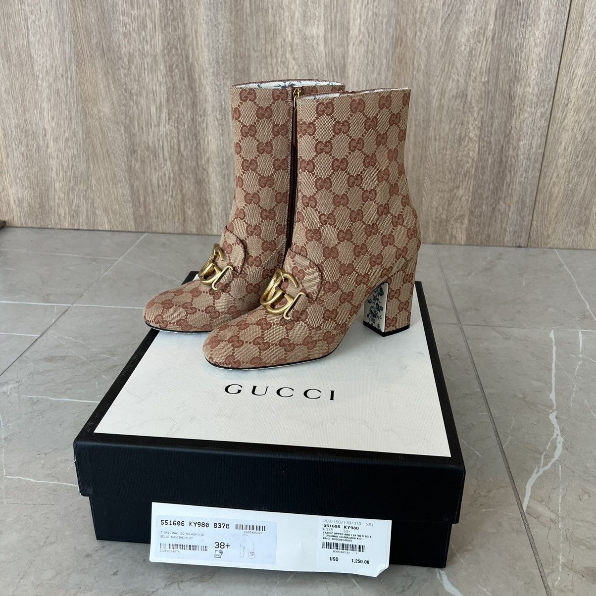 Gucci GG Monogram Canvas Ankle Boots | Grailed