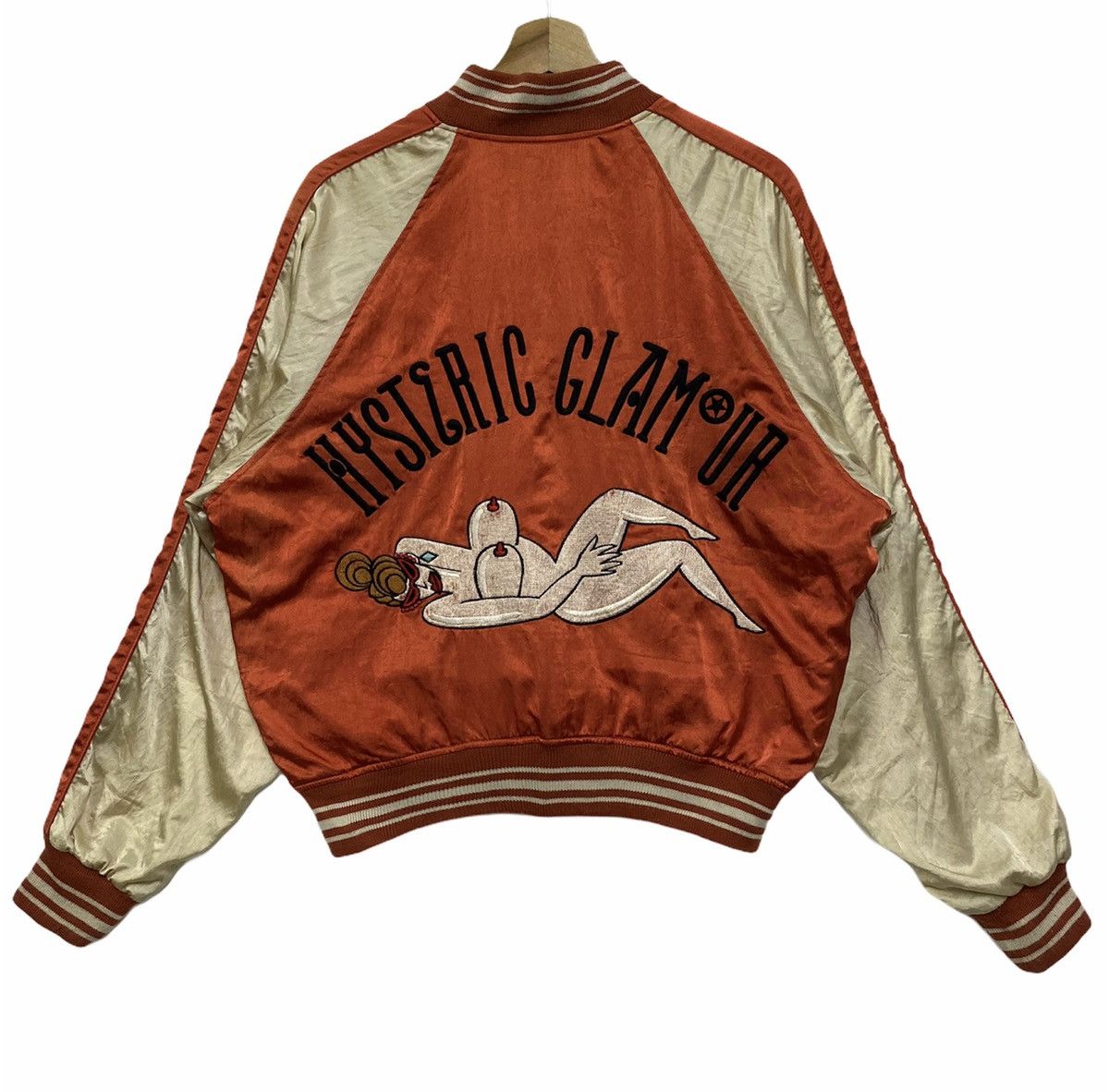 Hysteric Glamour × Vintage Vintage Hysteric Glamour Varsity satin Size US M / EU 48-50 / 2 - 1 Thumbnail