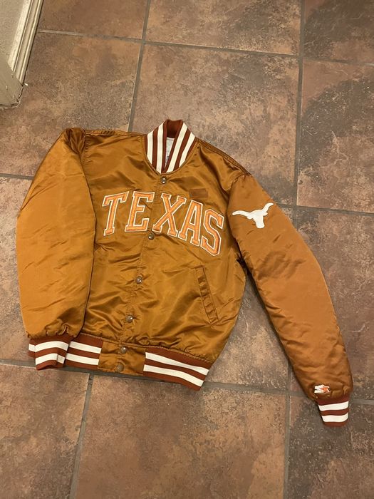 Starter Vintage Texas longhorns satin jacket Grailed