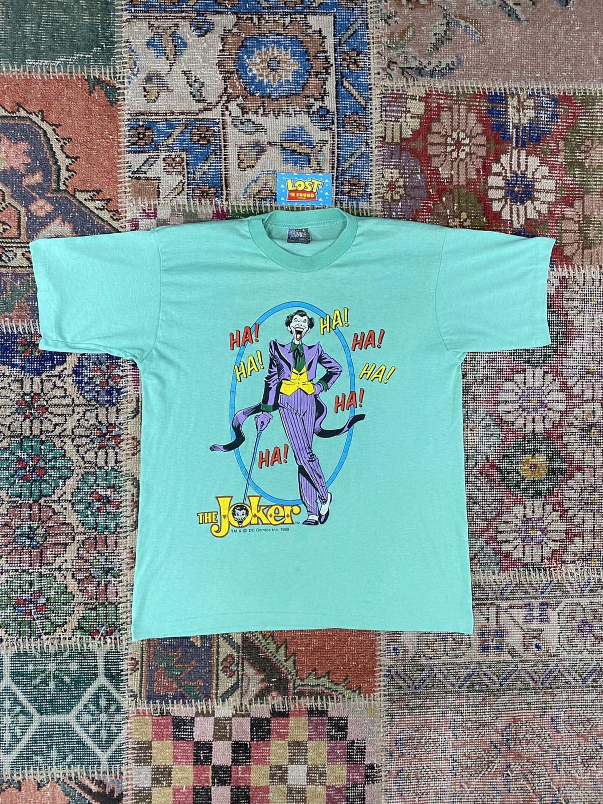 Batman × Dc Comics × Vintage 1989 Vintage DC Comics The Joker Ha Ha Ha ...