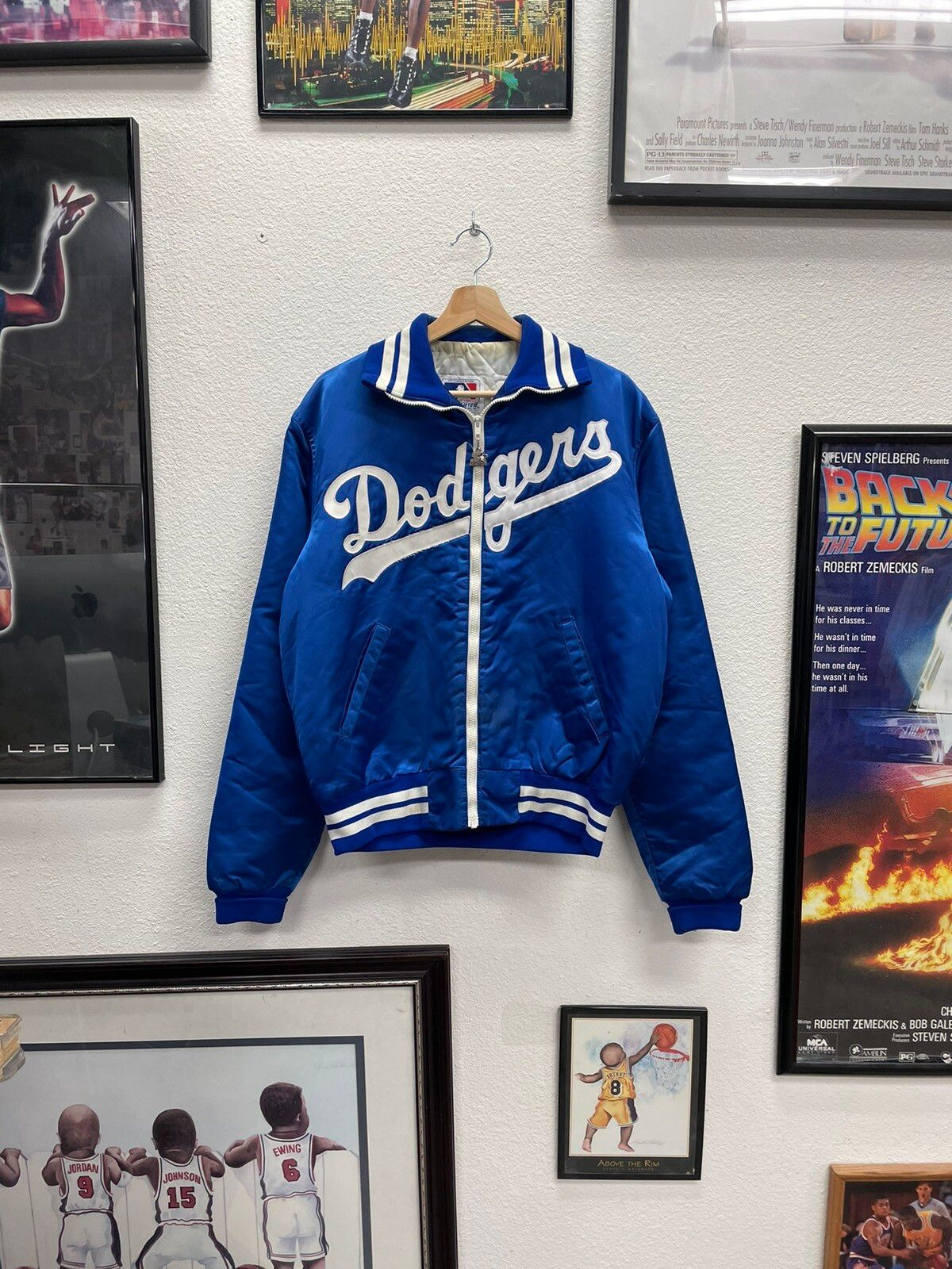 Vintage Vintage LA Dodgers Satin Varsity Starter Jacket Size US L / EU 52-54 / 3 - 1 Preview