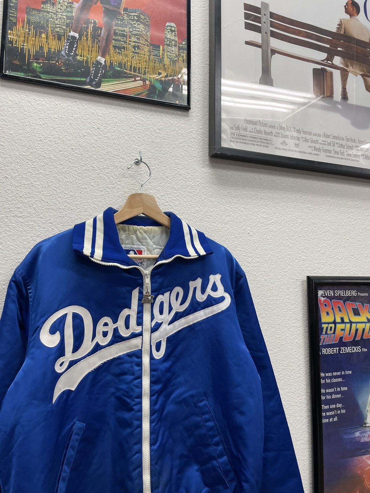 Vintage Vintage LA Dodgers Satin Varsity Starter Jacket Size US L / EU 52-54 / 3 - 2 Preview
