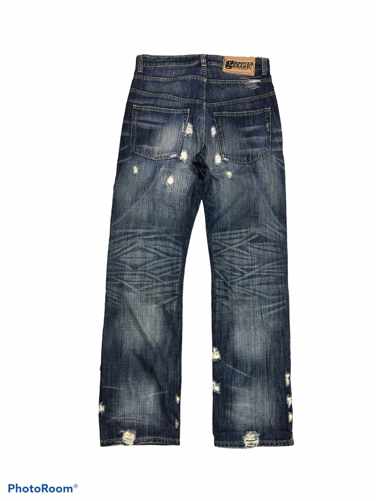 Other RIPPED⚡️⚡️GROOVER GRAND DISTRESSED DENIM Size US 32 / EU 48 - 2 Thumbnail