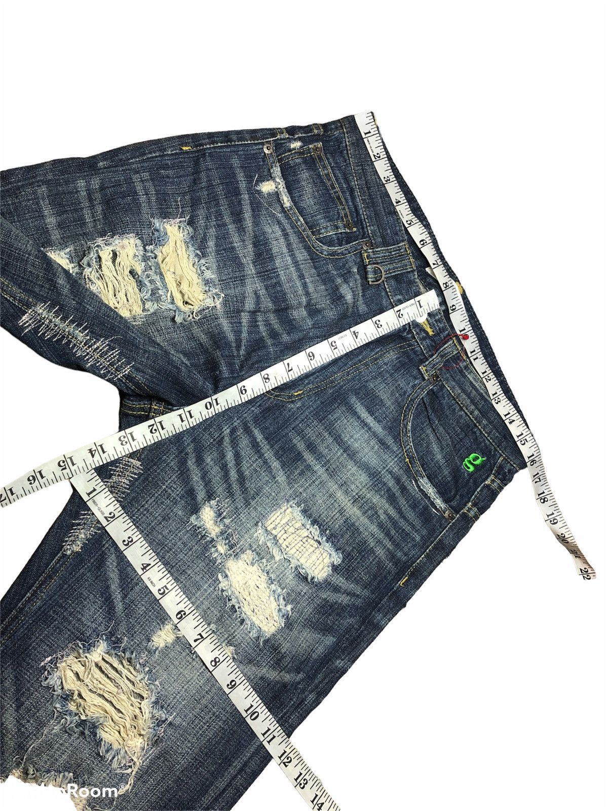 Other RIPPED⚡️⚡️GROOVER GRAND DISTRESSED DENIM Size US 32 / EU 48 - 6 Thumbnail