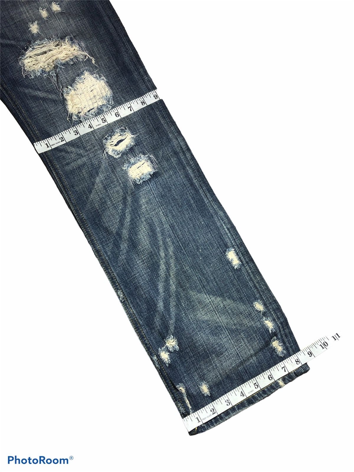 Other RIPPED⚡️⚡️GROOVER GRAND DISTRESSED DENIM Size US 32 / EU 48 - 7 Thumbnail