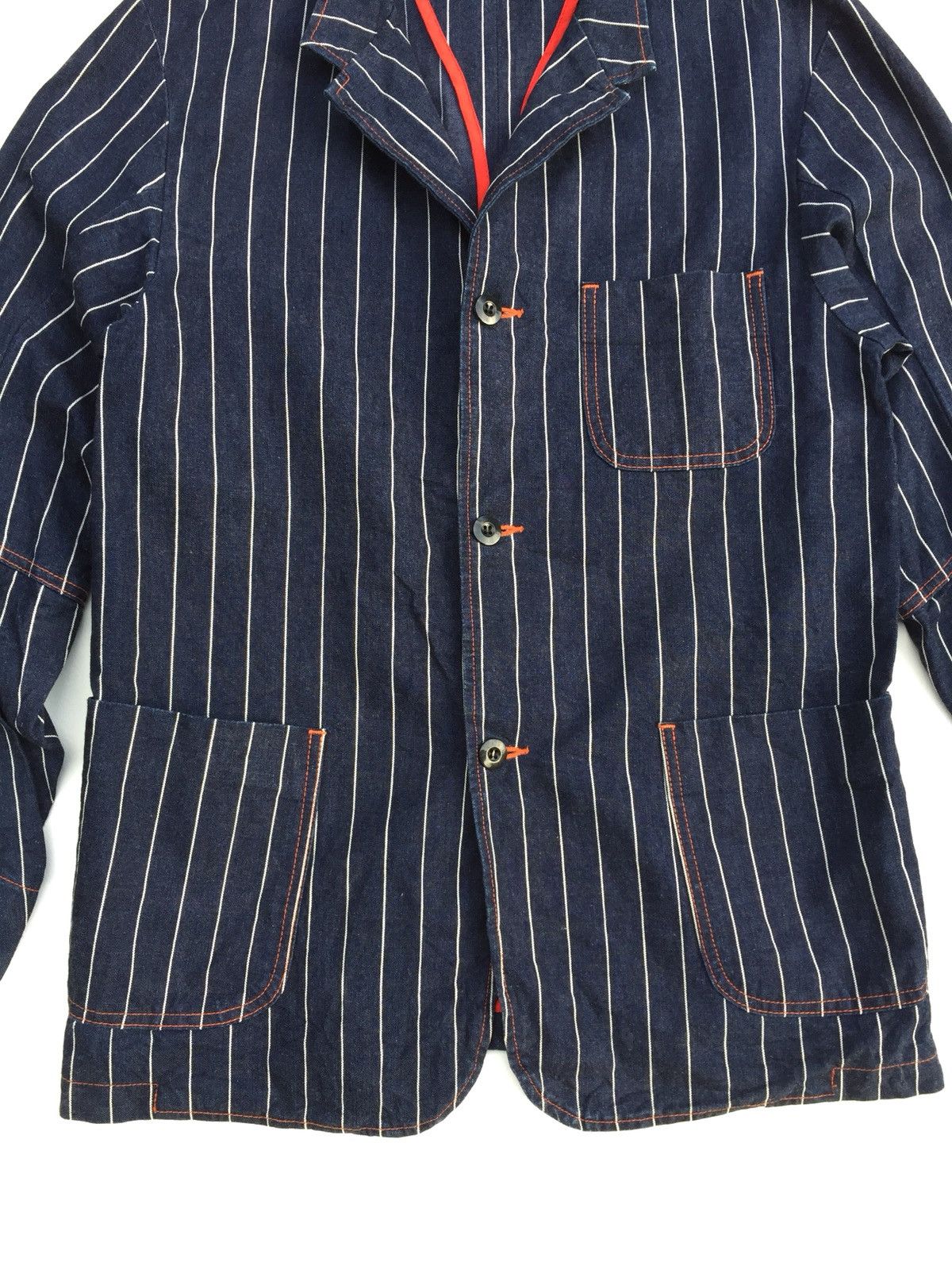 Indigo × Japanese Brand Japanese Brand Big Smith Chore Jacket Inspired By Kapital Size US M / EU 48-50 / 2 - 7 Thumbnail
