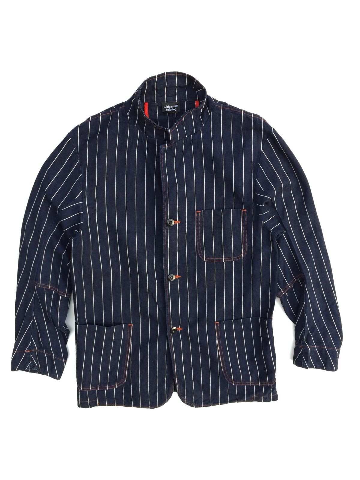 image of Big Smith Chore Jacket Inspired By Kapital in Indigo, Men's (Size Medium)