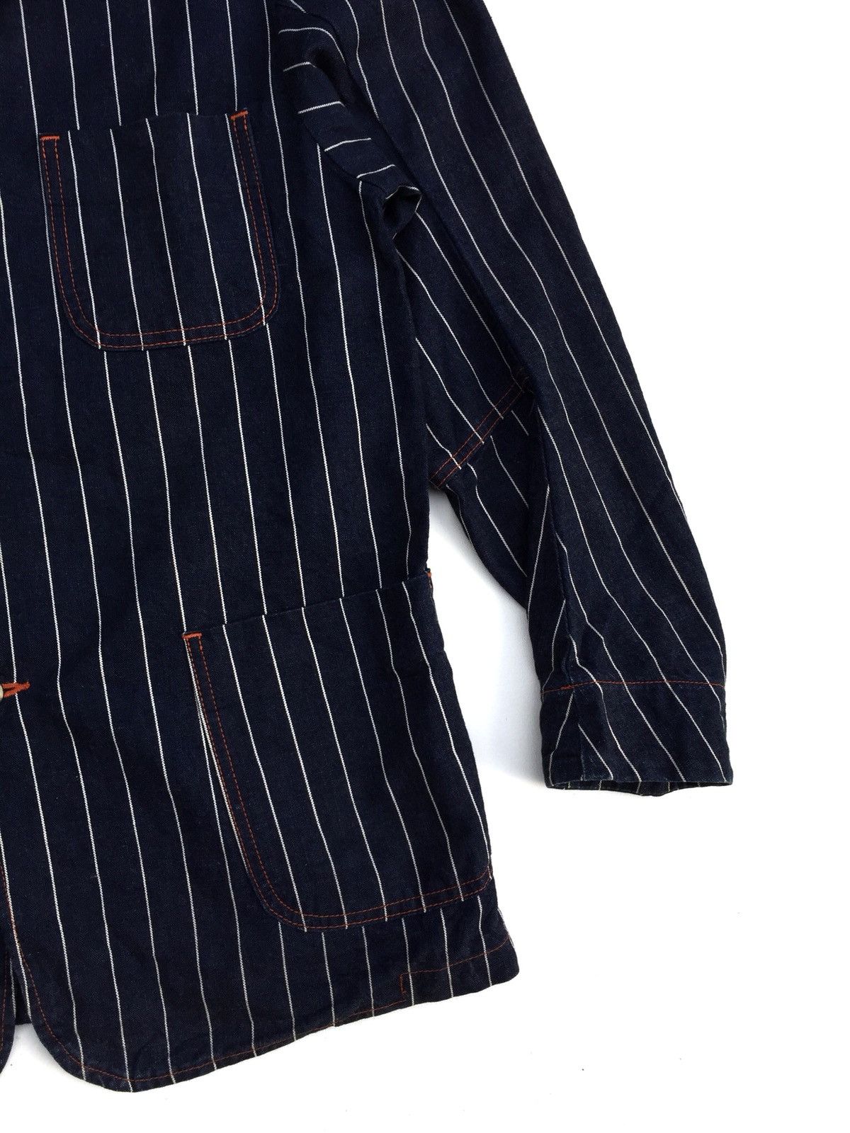 Indigo × Japanese Brand Japanese Brand Big Smith Chore Jacket Inspired By Kapital Size US M / EU 48-50 / 2 - 6 Thumbnail