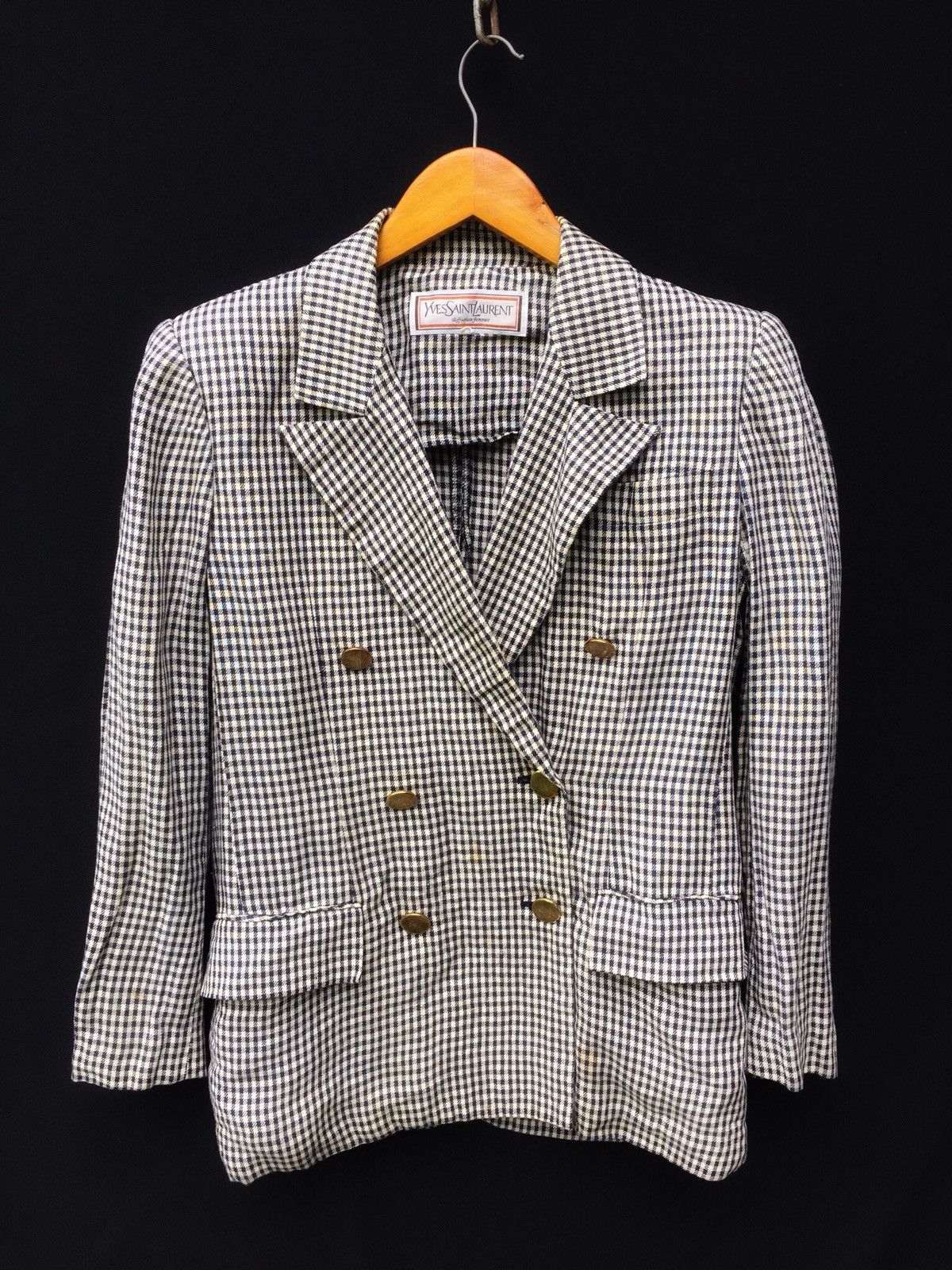 Yves Saint Laurent Vintage Yves Saint Laurent Diffusion Femmes Jacket Size US M / EU 48-50 / 2 - 2 Thumbnail