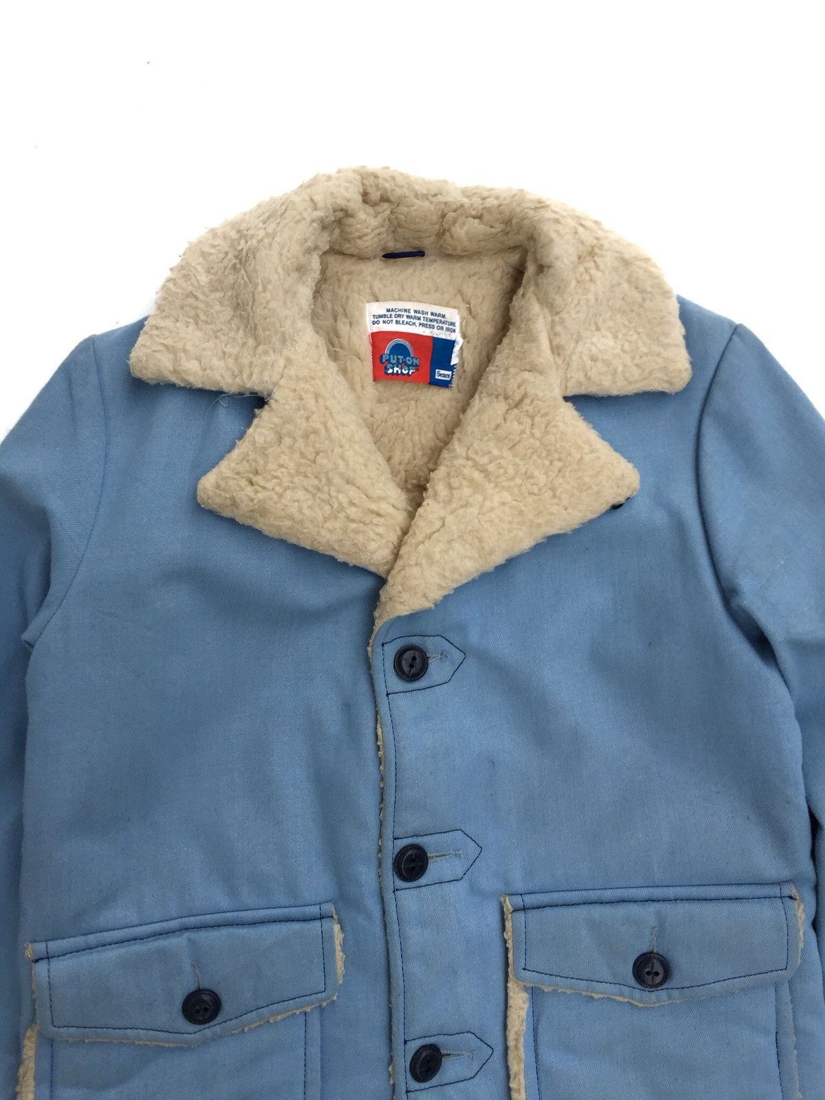 Sears × Vintage Vintage Sears Sherpa Jacket Winter Thick For Cold Weather Size M / US 6-8 / IT 42-44 - 4 Thumbnail