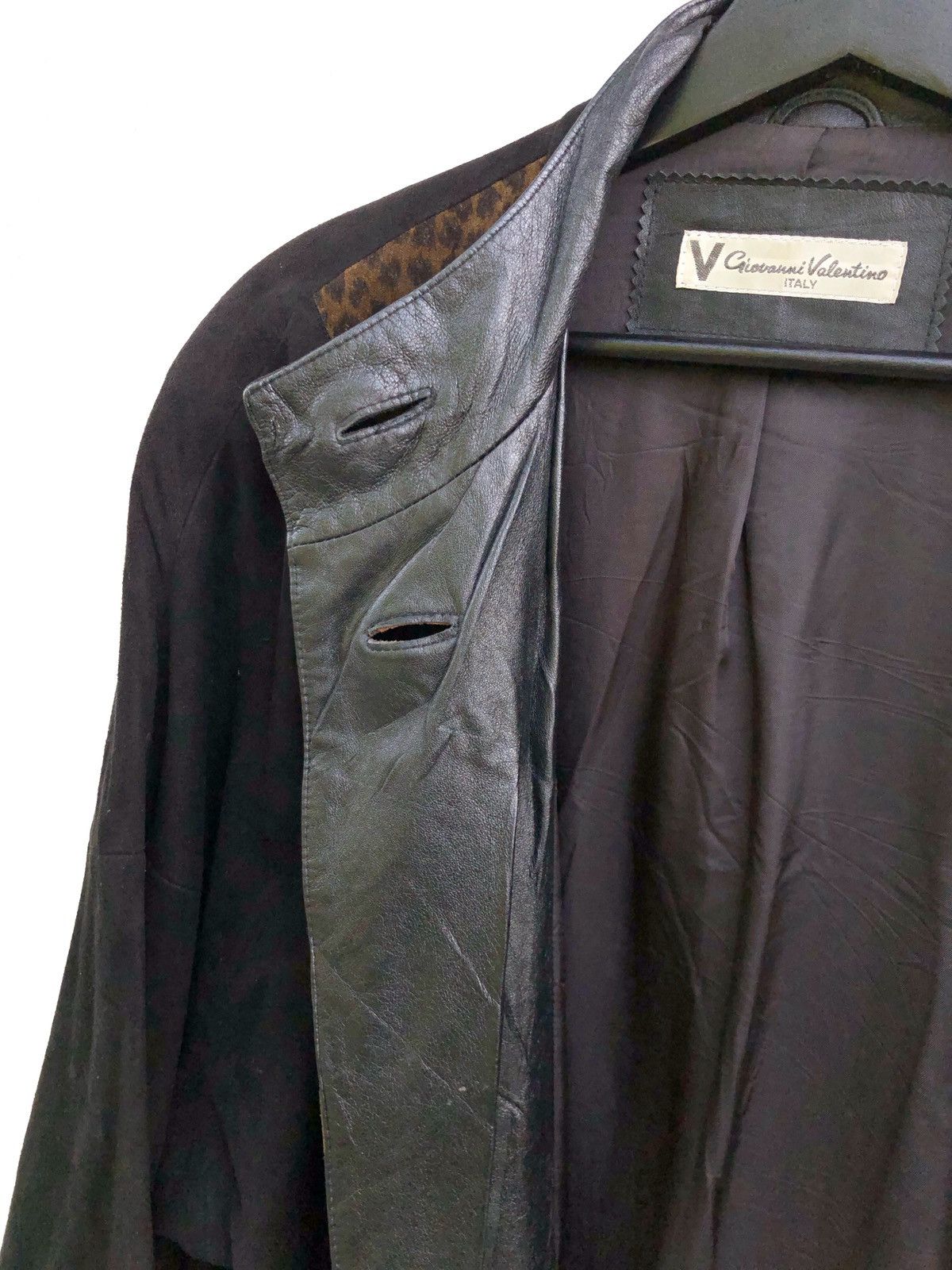 Valentino × Vintage Giovanni Velentino Hybrid Jacket Overcoat Size US XL / EU 56 / 4 - 7 Thumbnail