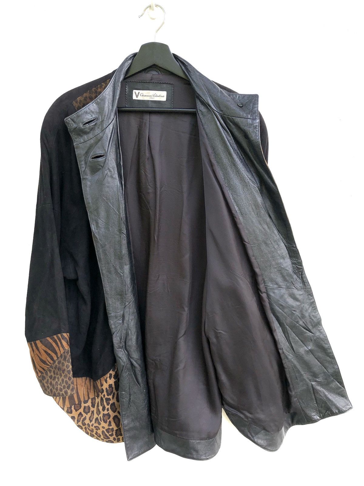 Valentino × Vintage Giovanni Velentino Hybrid Jacket Overcoat Size US XL / EU 56 / 4 - 1 Thumbnail