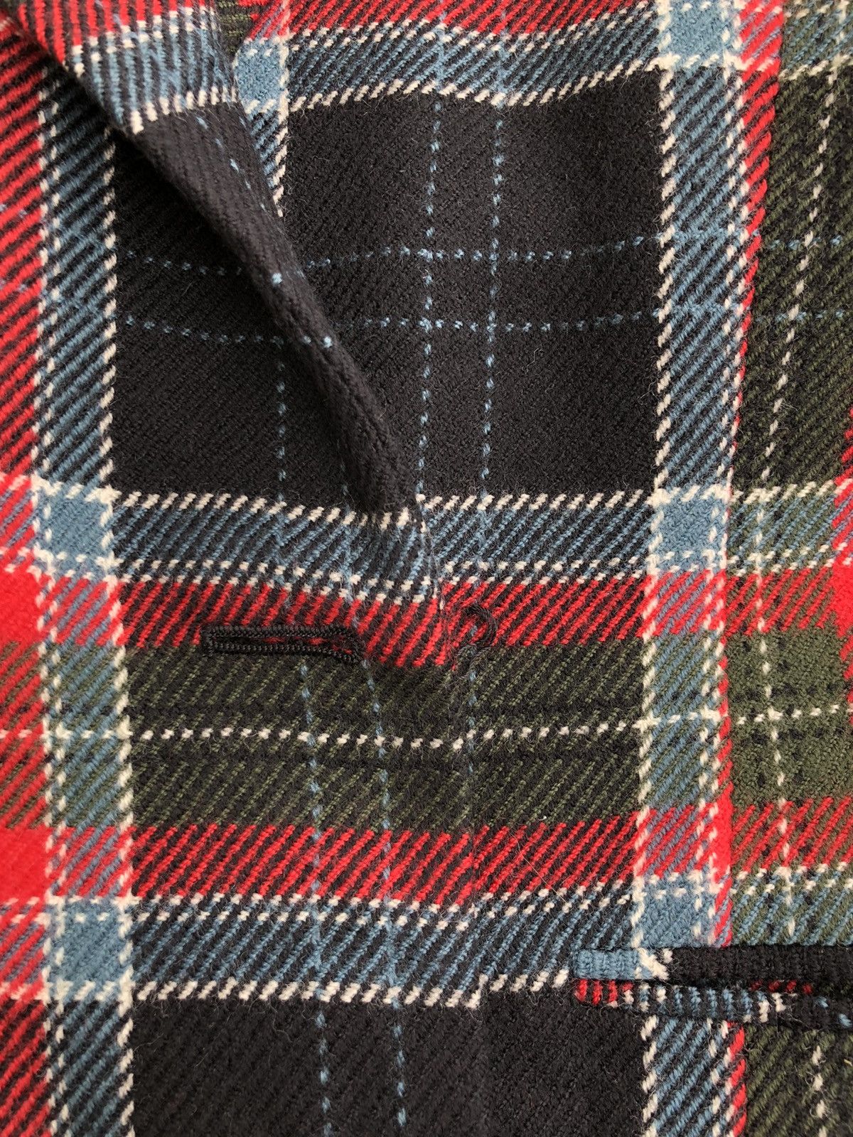 Other Vintage Norma Kamali Red Tartan Jacket Size US S / EU 44-46 / 1 - 4 Thumbnail
