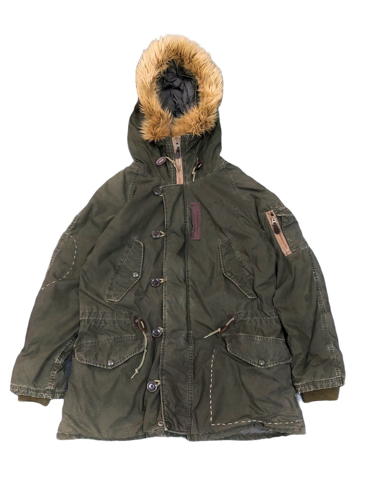 Japanese Brand John Bull Parka Oasis John Lennon Mods Style