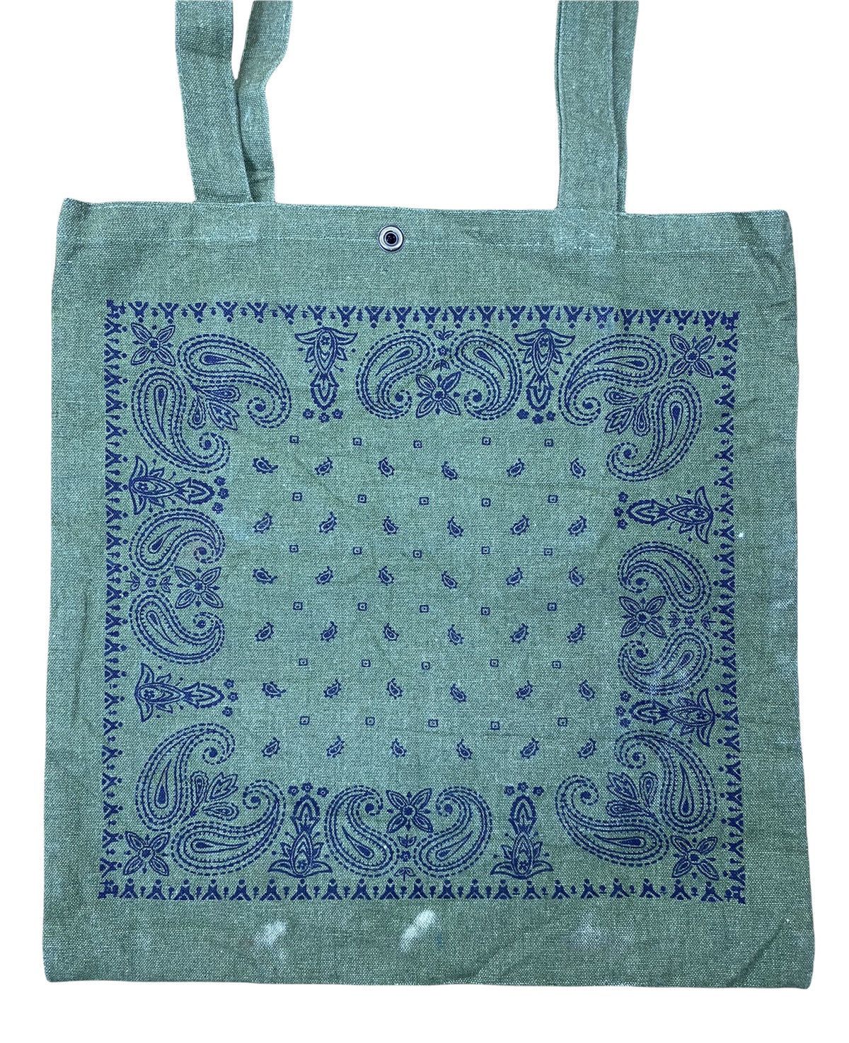 Japanese Brand Japanese Brand Paislee Green Tote Bag Size ONE SIZE - 3 Thumbnail