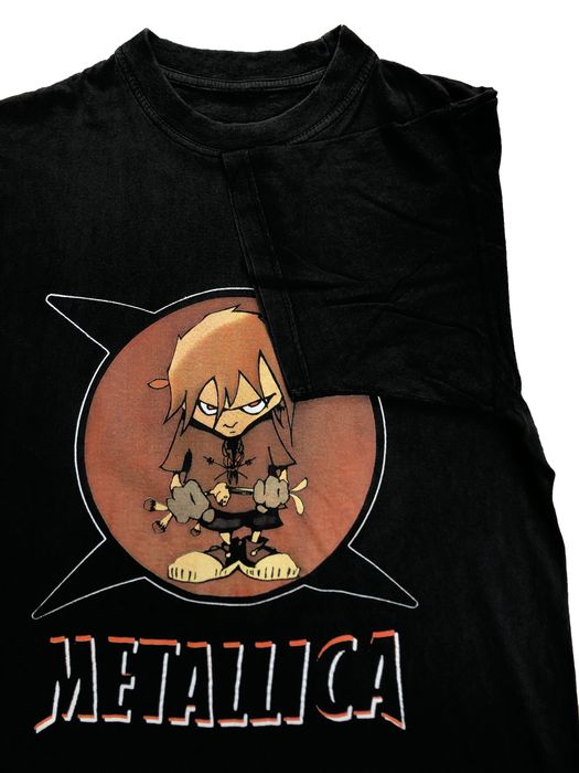 Vintage Vintage 90's Metallica Band Squindo Rabbit Boy Tee | Grailed
