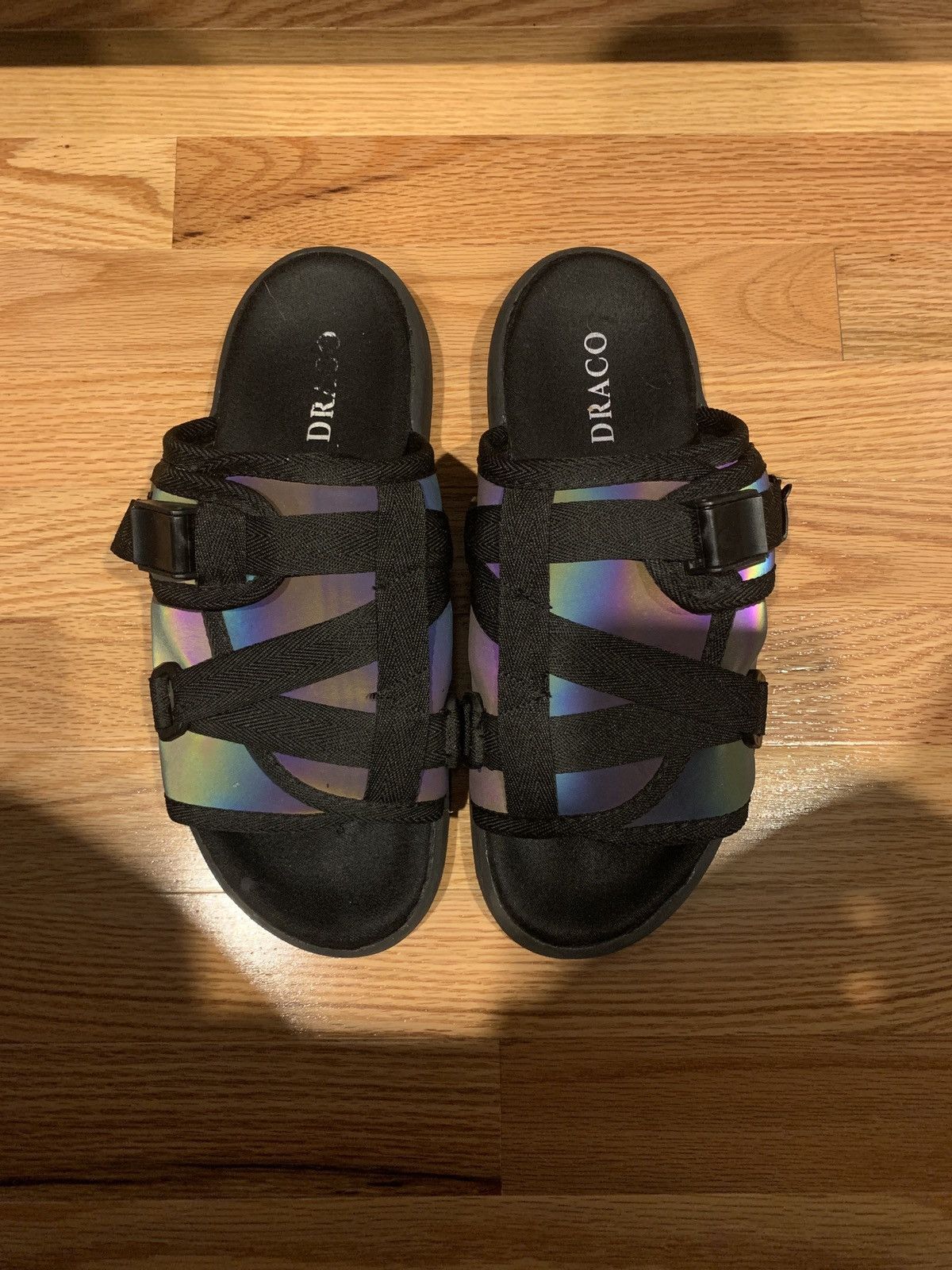 Streetwear MENS REFLECTIVE DRACO SLIDES | Grailed