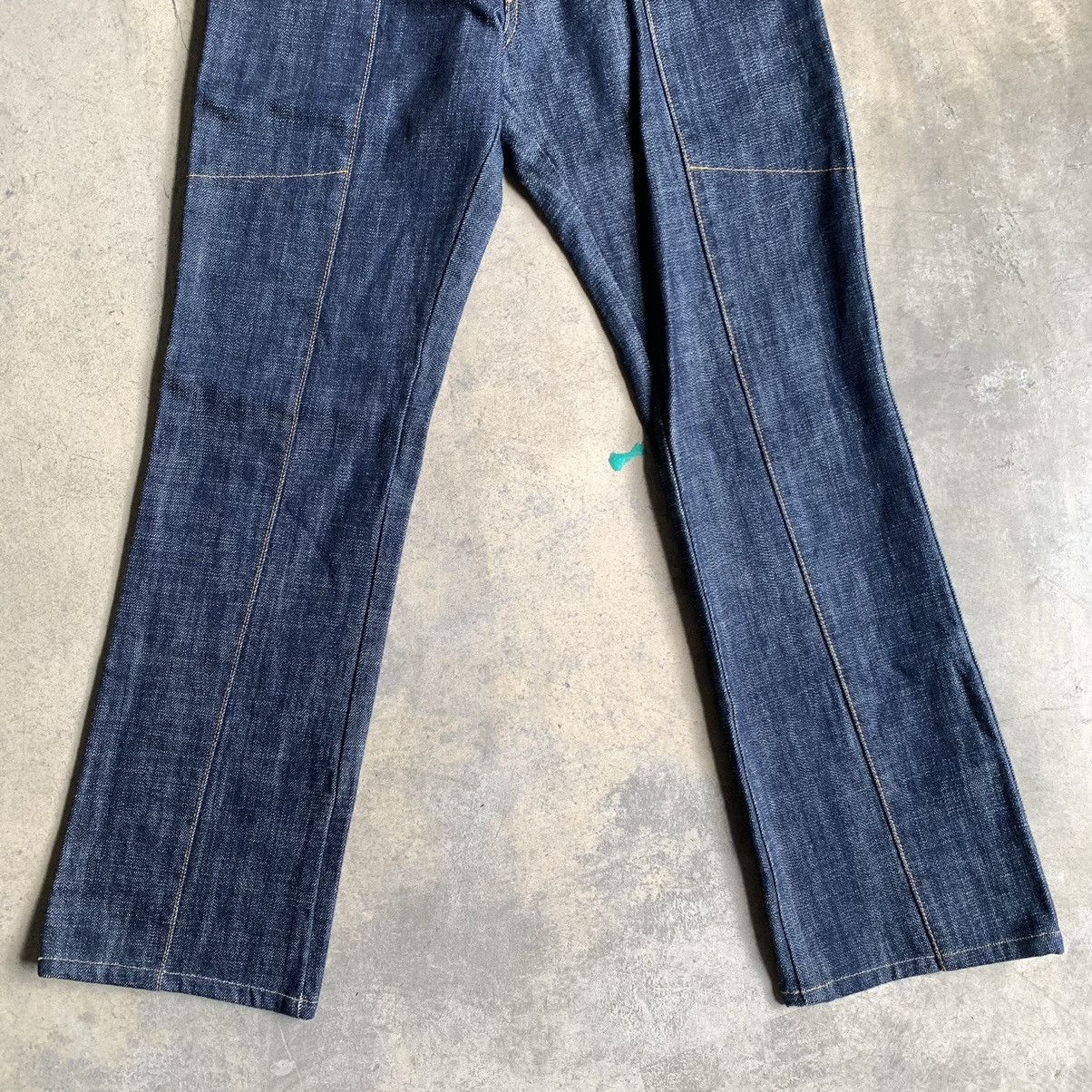 Japanese Brand MYSTIC ladies bootcut Jeans Size 32" / US 10 / IT 46 - 4 Thumbnail