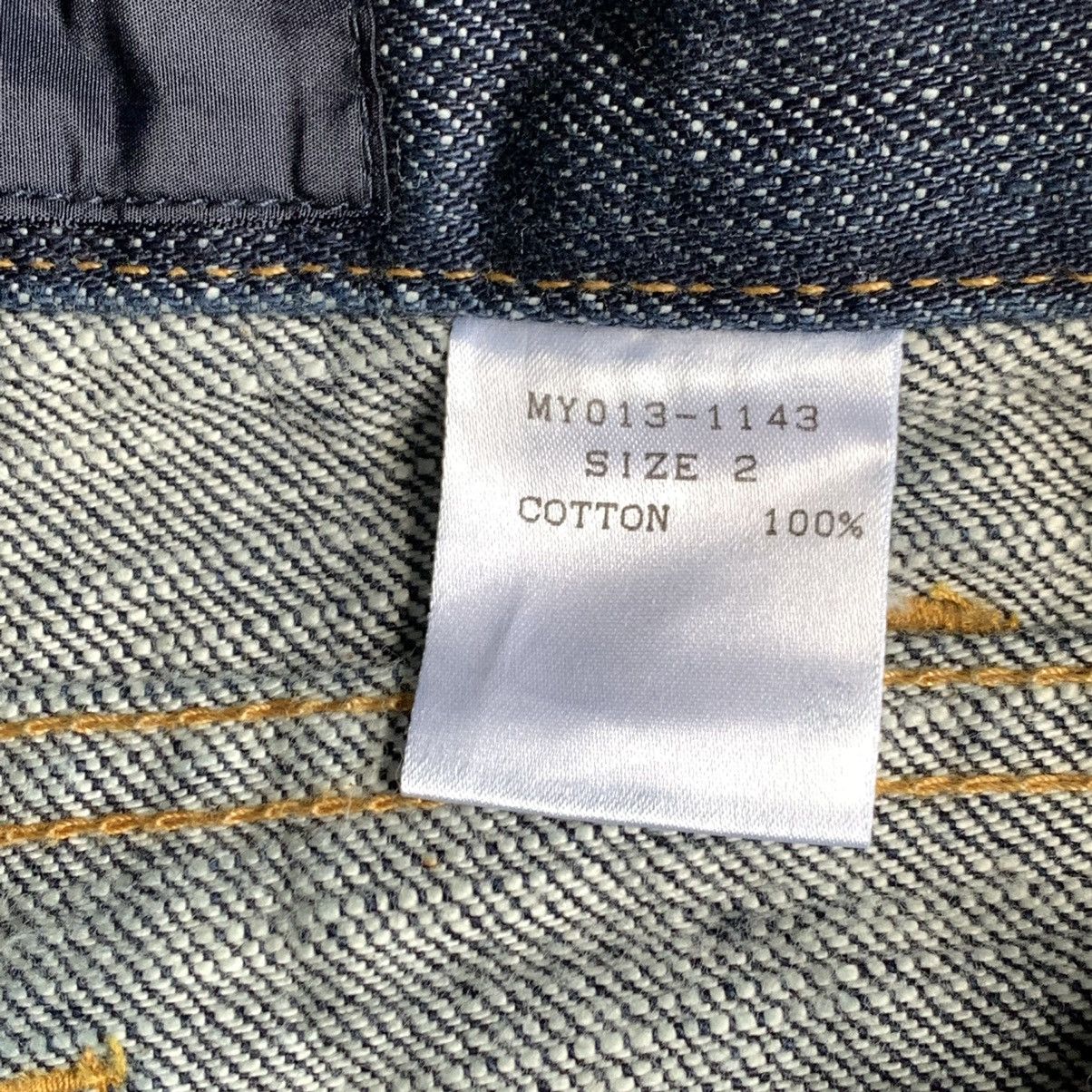 Japanese Brand MYSTIC ladies bootcut Jeans Size 32" / US 10 / IT 46 - 9 Thumbnail