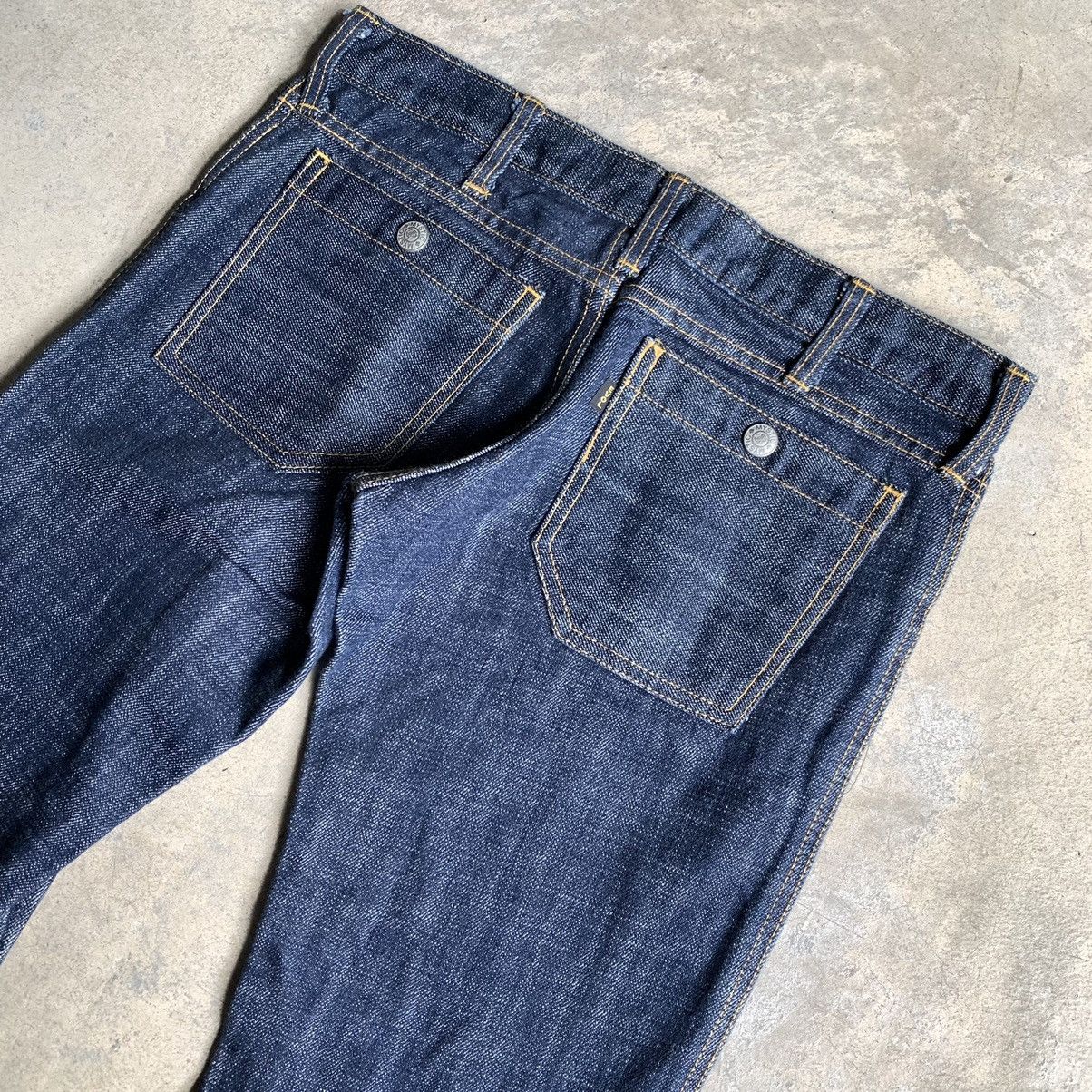 Japanese Brand MYSTIC ladies bootcut Jeans Size 32" / US 10 / IT 46 - 5 Thumbnail