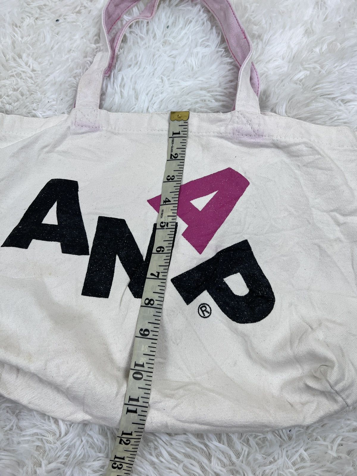 Japanese Brand Vintage Anap Canvas Totebag Size ONE SIZE - 7 Thumbnail