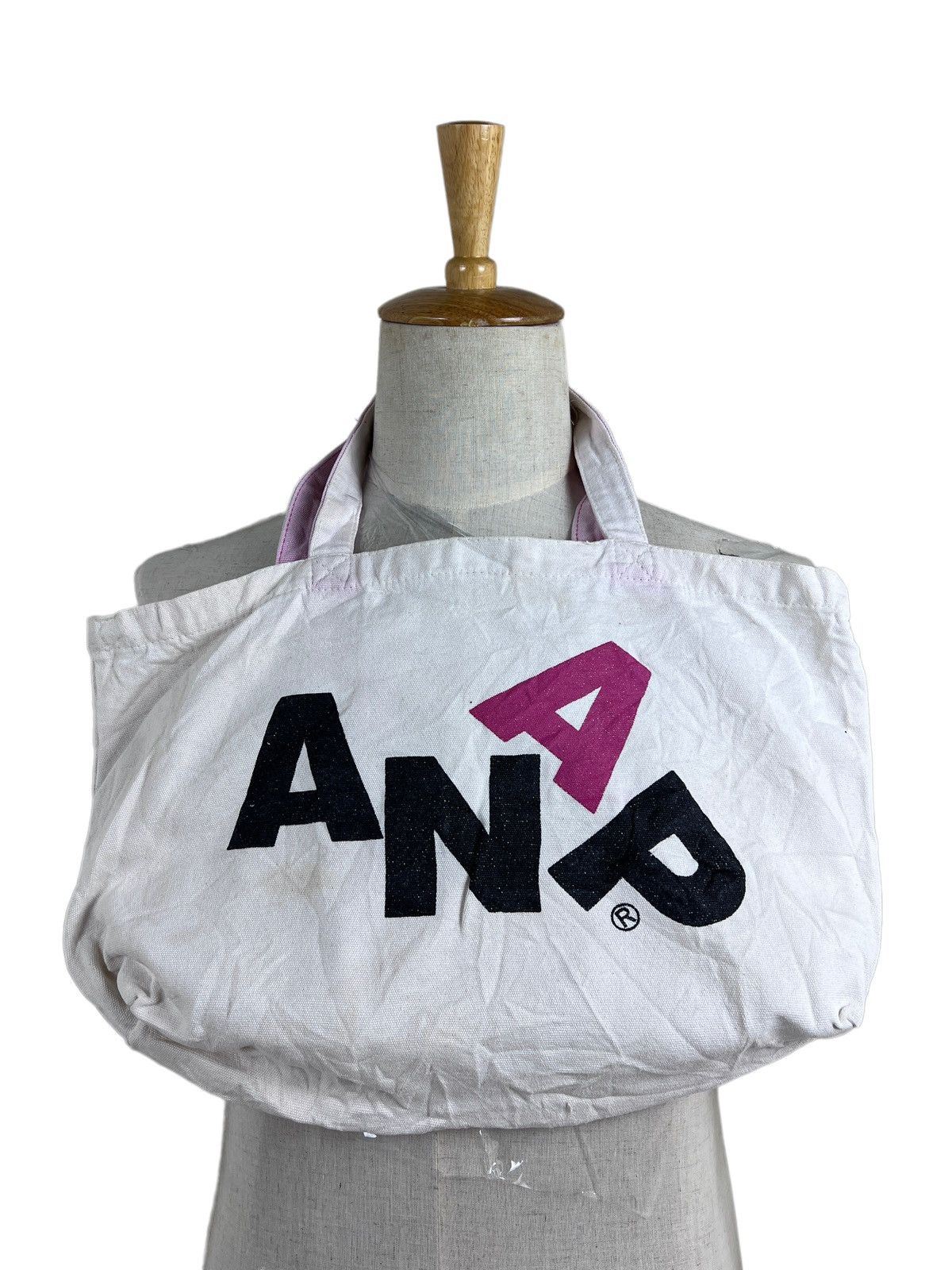 Japanese Brand Vintage Anap Canvas Totebag Size ONE SIZE - 1 Thumbnail