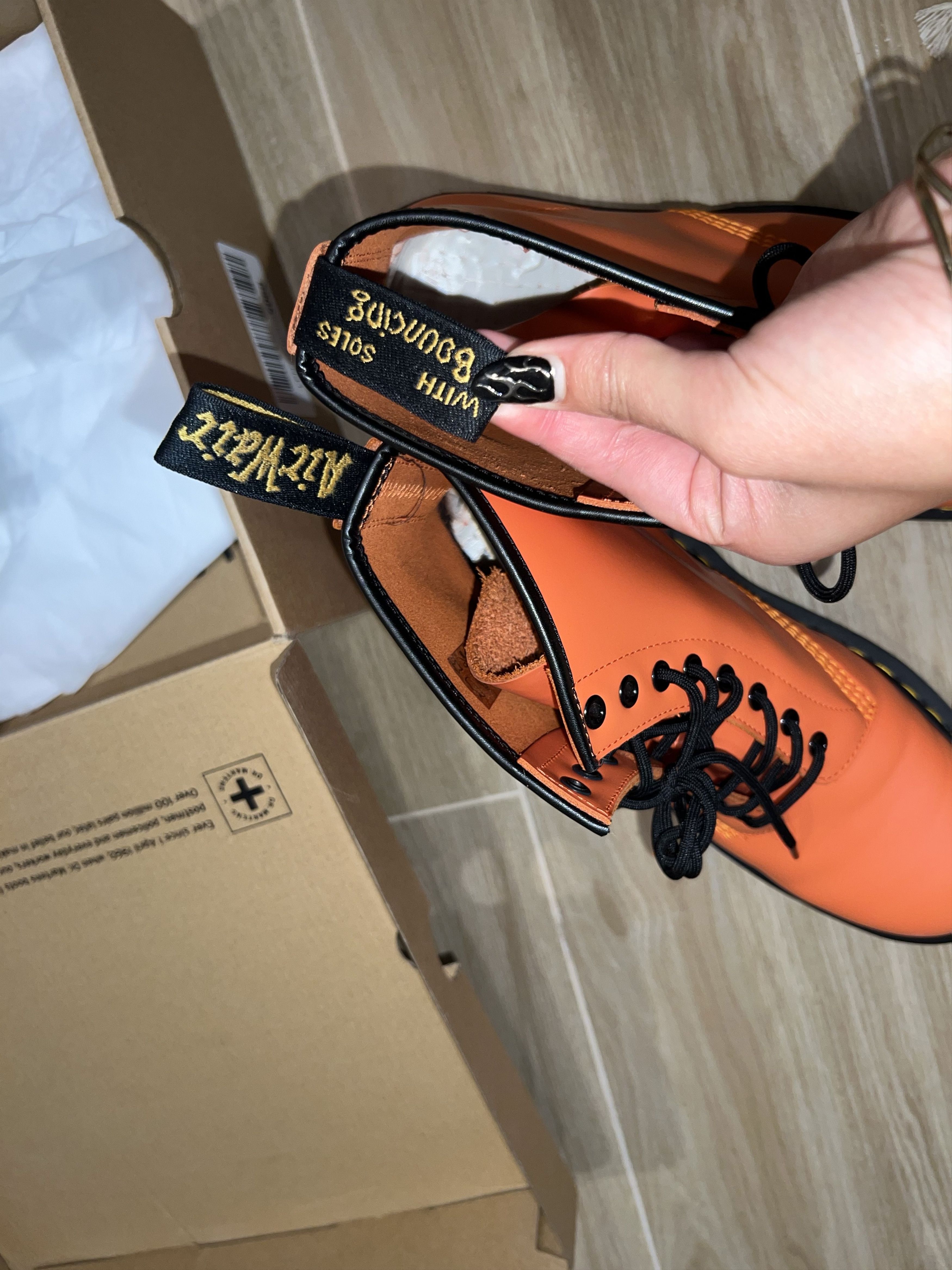 Dr. Martens 1460 DR MARTENS ORANGE Size US 9 / EU 42 - 5 Thumbnail