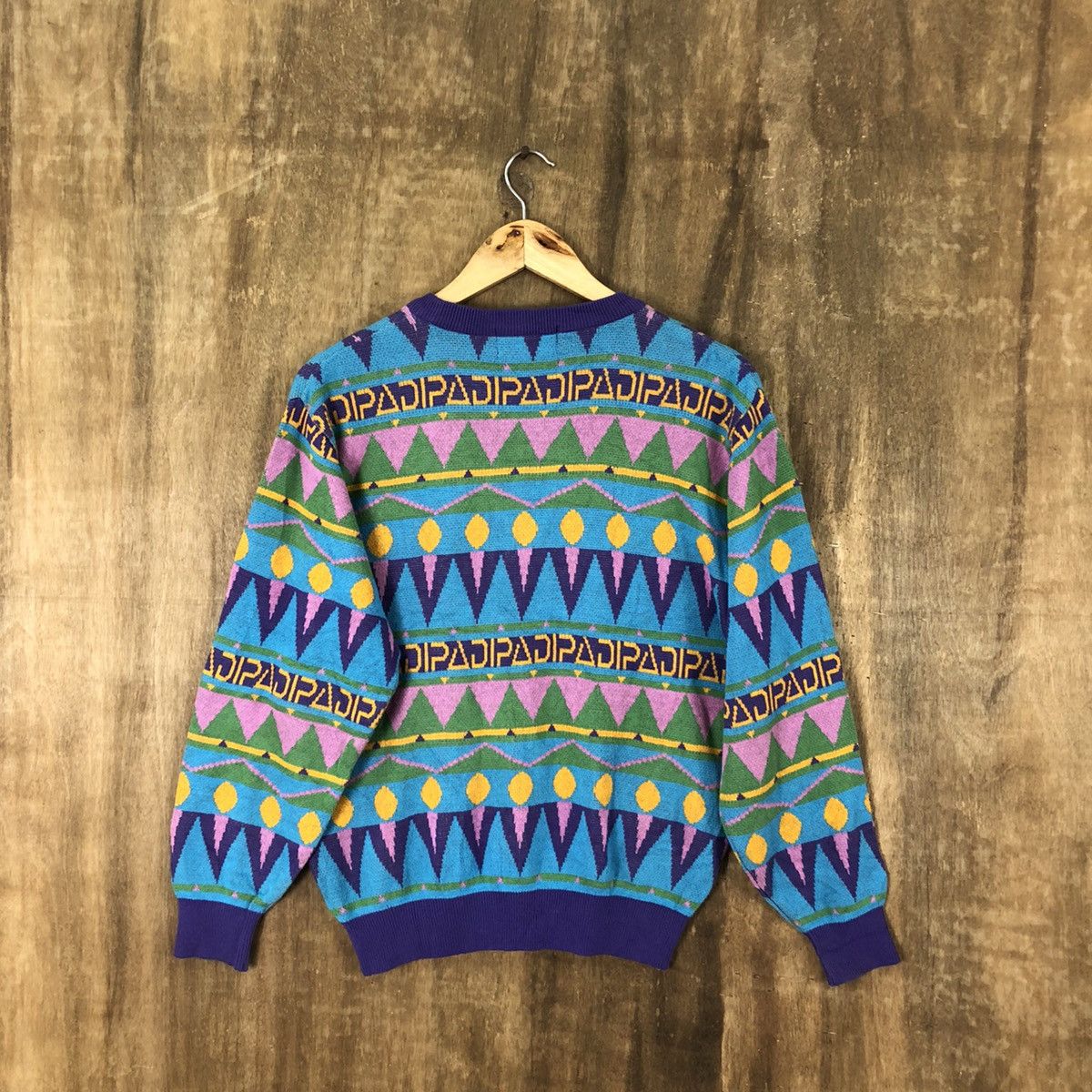 Aran Isles Knitwear × Japanese Brand Padi Japan Navajo Multicolor Knitwear #040 Size US M / EU 48-50 / 2 - 7 Thumbnail