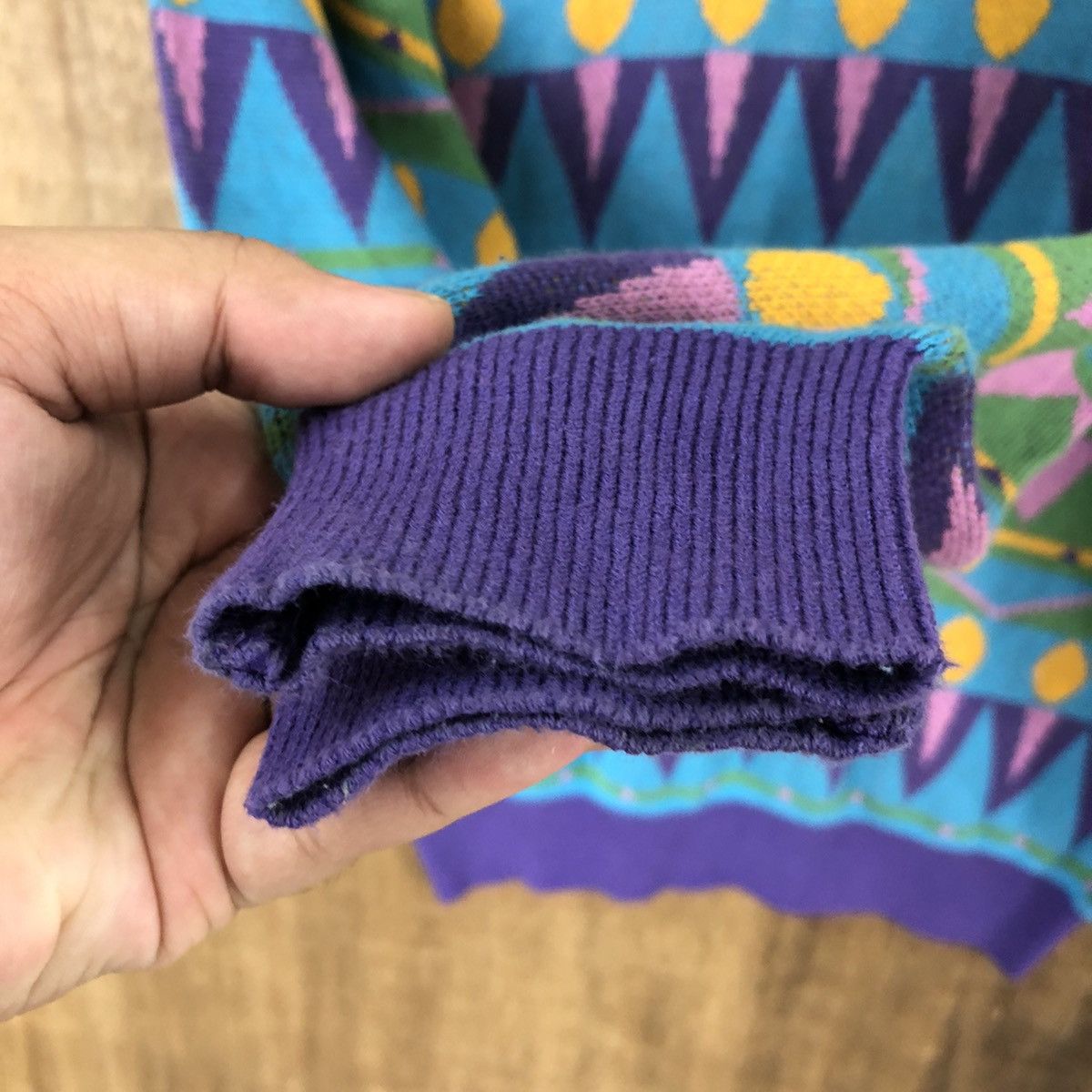 Aran Isles Knitwear × Japanese Brand Padi Japan Navajo Multicolor Knitwear #040 Size US M / EU 48-50 / 2 - 5 Thumbnail