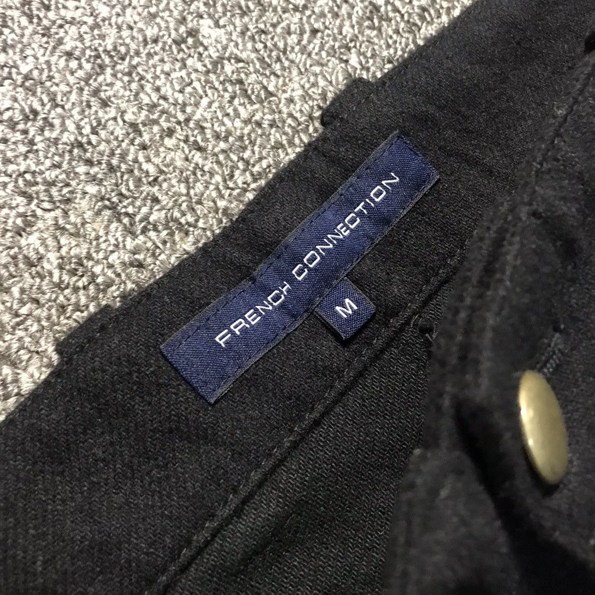 French Connection 2000's French Connection Black Zipper Cargo Pant Size US 33 - 11 Thumbnail