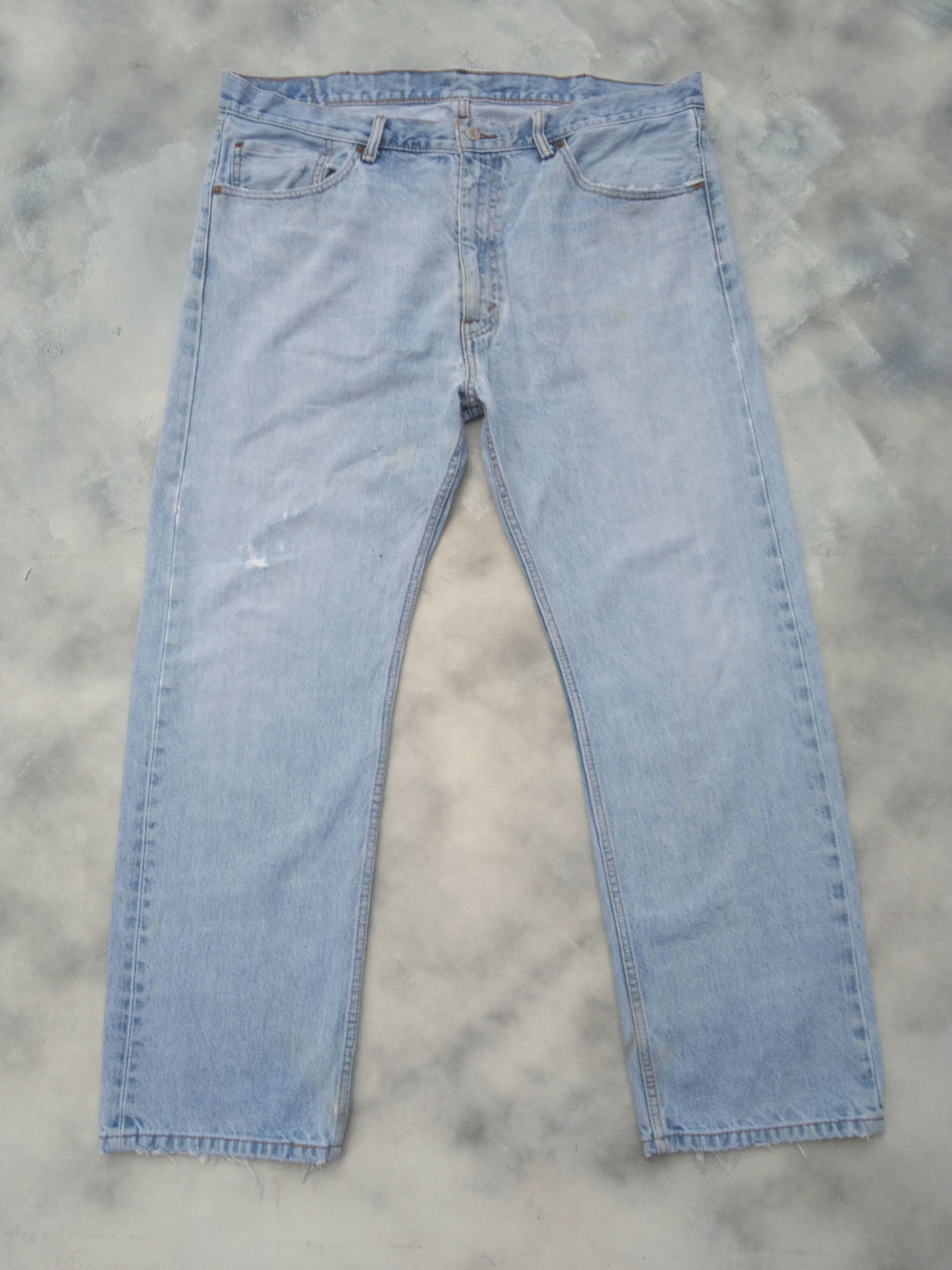 Vintage Vintage Levi's Jeans 505 Light Wash Denim 40x30 | Grailed
