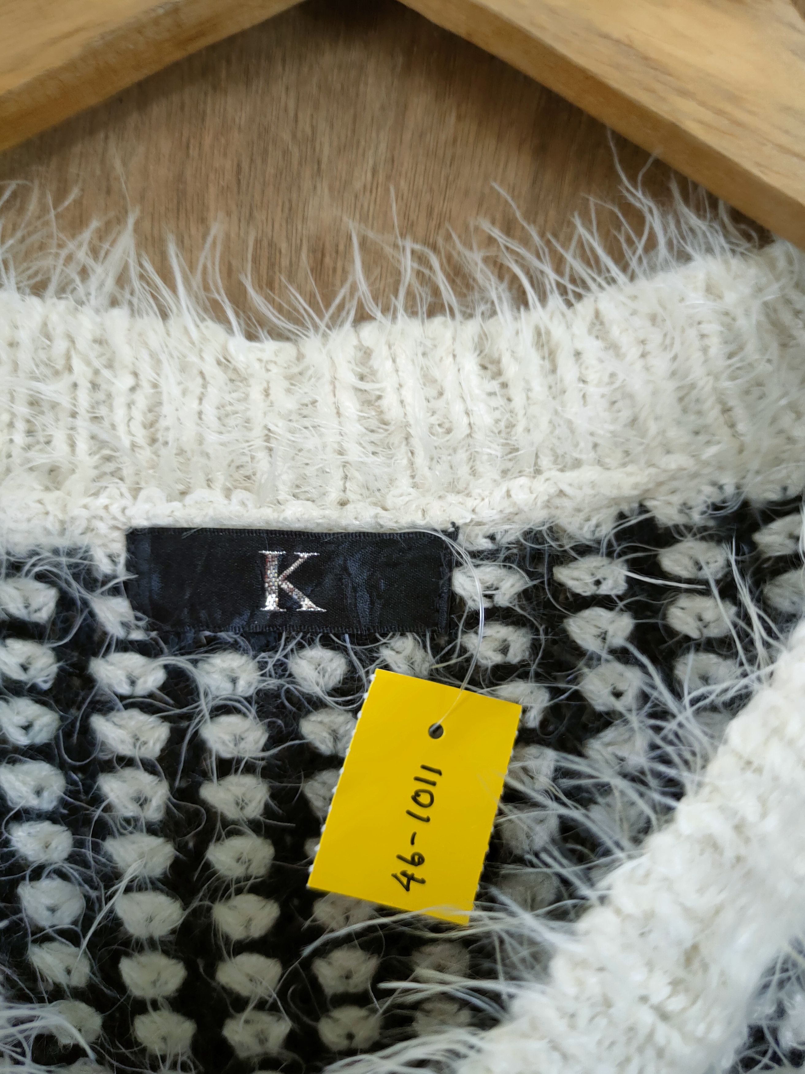 Homespun Knitwear K japan meticulous mohair shag shaggy fur knitwear #46-1011 Size US M / EU 48-50 / 2 - 4 Thumbnail