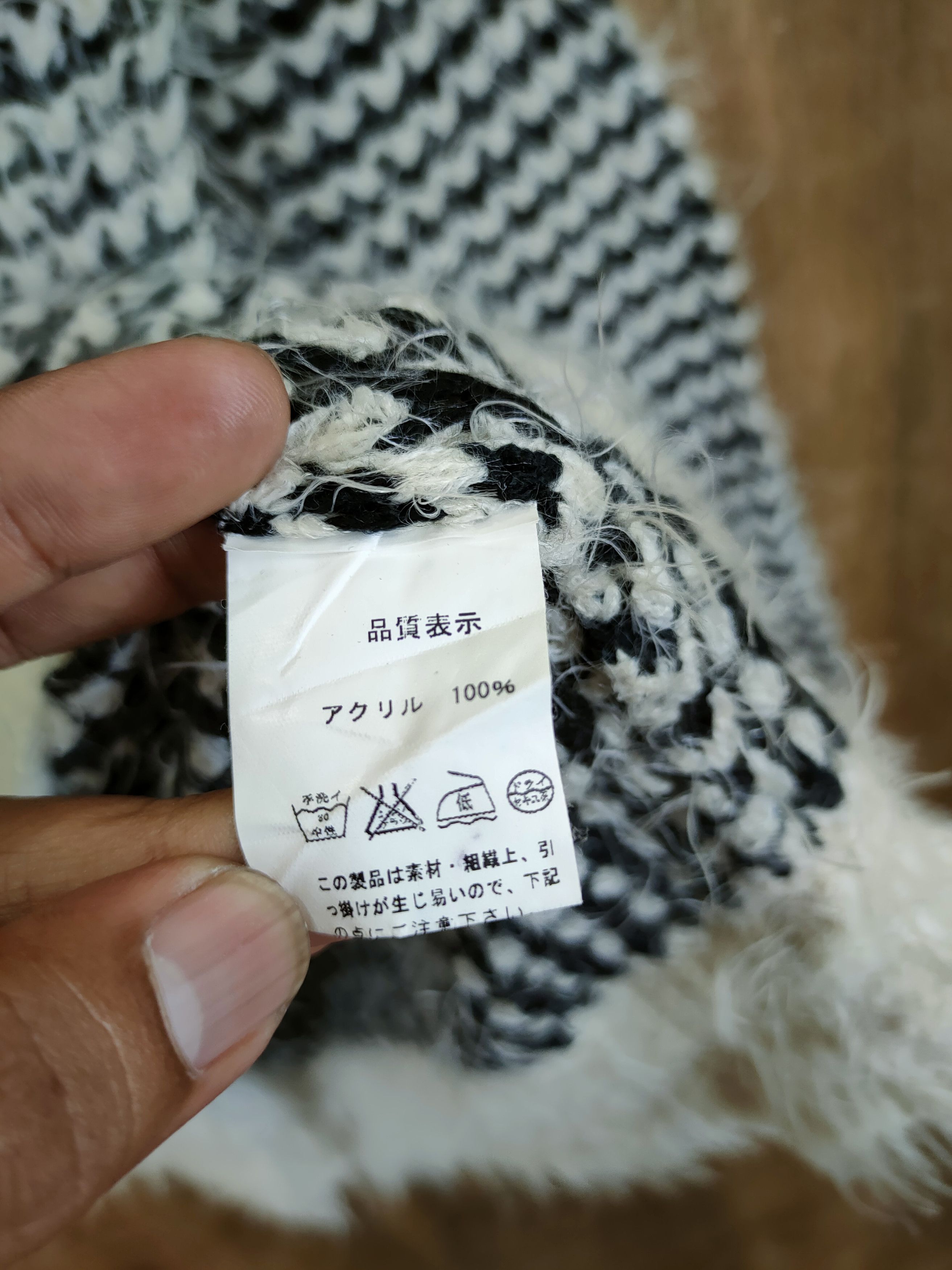 Homespun Knitwear K japan meticulous mohair shag shaggy fur knitwear #46-1011 Size US M / EU 48-50 / 2 - 8 Thumbnail